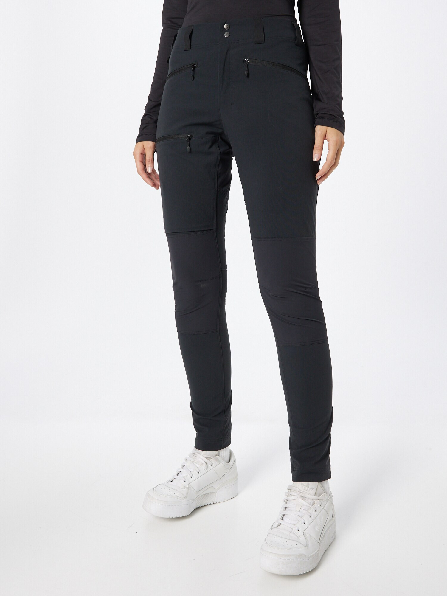 Haglöfs Pantaloni outdoor negru / alb - Pled.ro