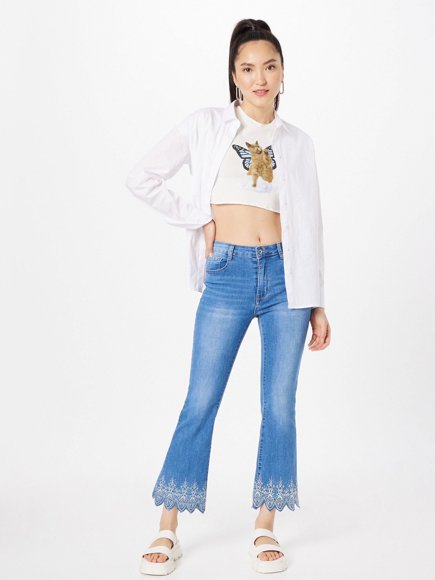 Hailys Jeans 'Yara' albastru denim - Pled.ro