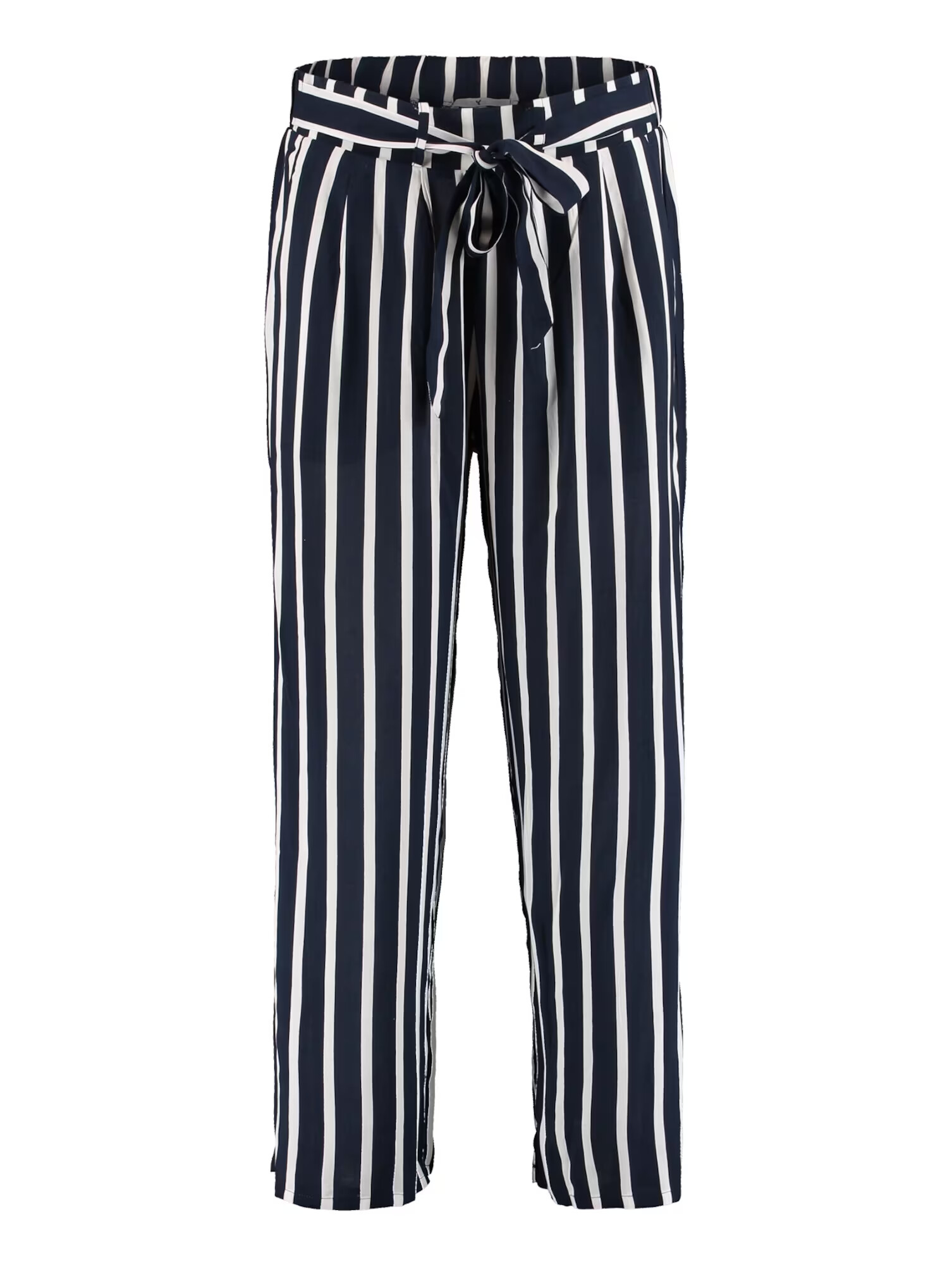 Hailys Pantaloni 'Cira' bleumarin / alb - Pled.ro