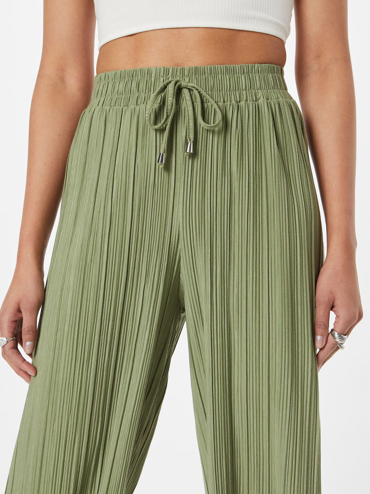 Hailys Pantaloni 'Loretta' verde - Pled.ro