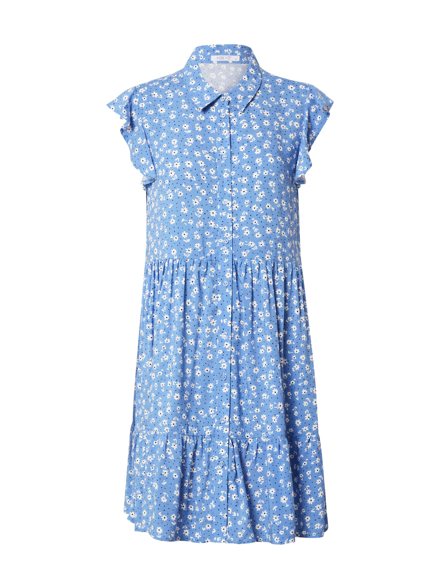 Hailys Rochie tip bluză 'Elisa' bleumarin / albastru deschis / alb - Pled.ro