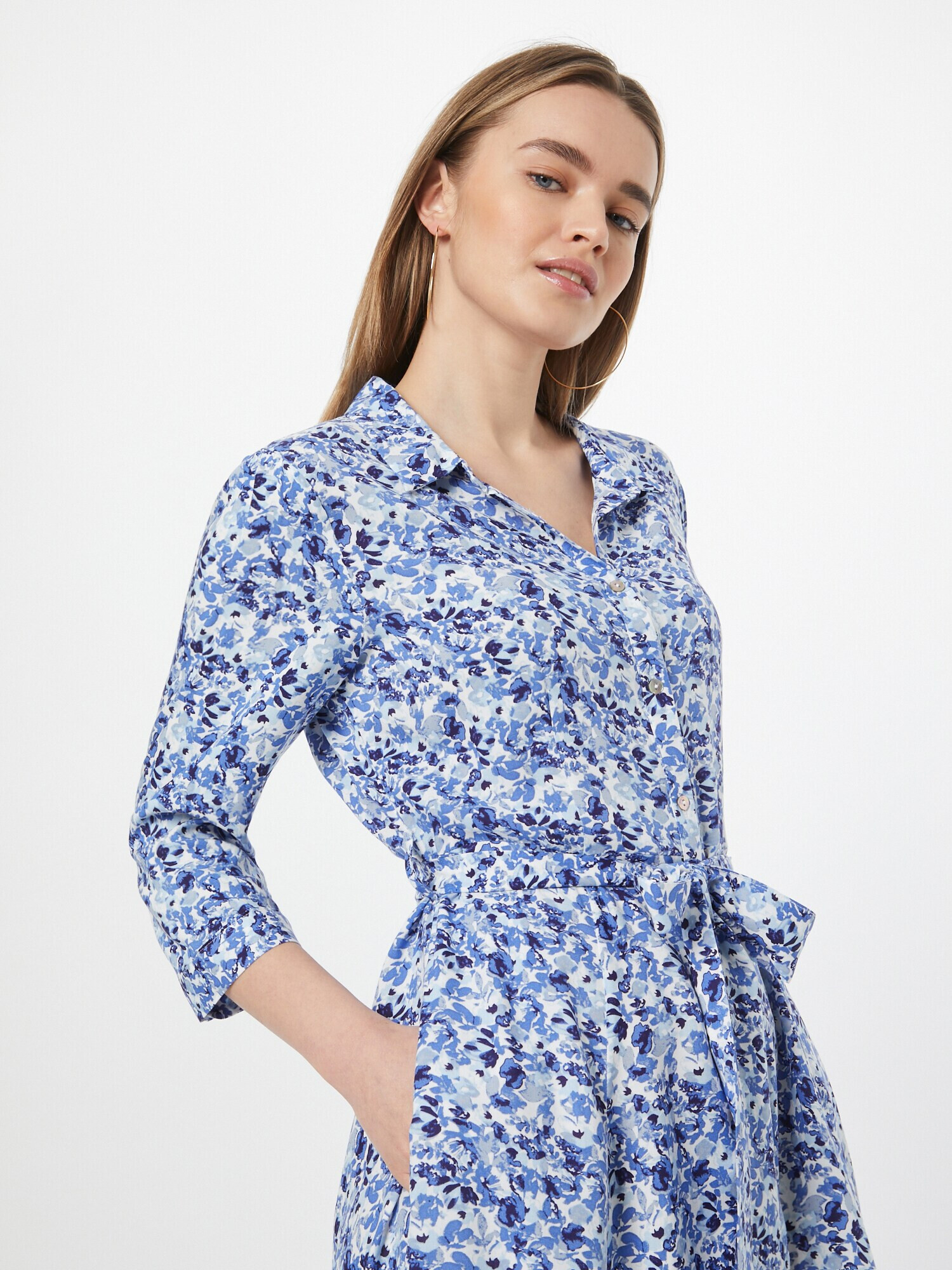 Hailys Rochie tip bluză 'Joy' albastru / bleumarin / albastru deschis / alb - Pled.ro