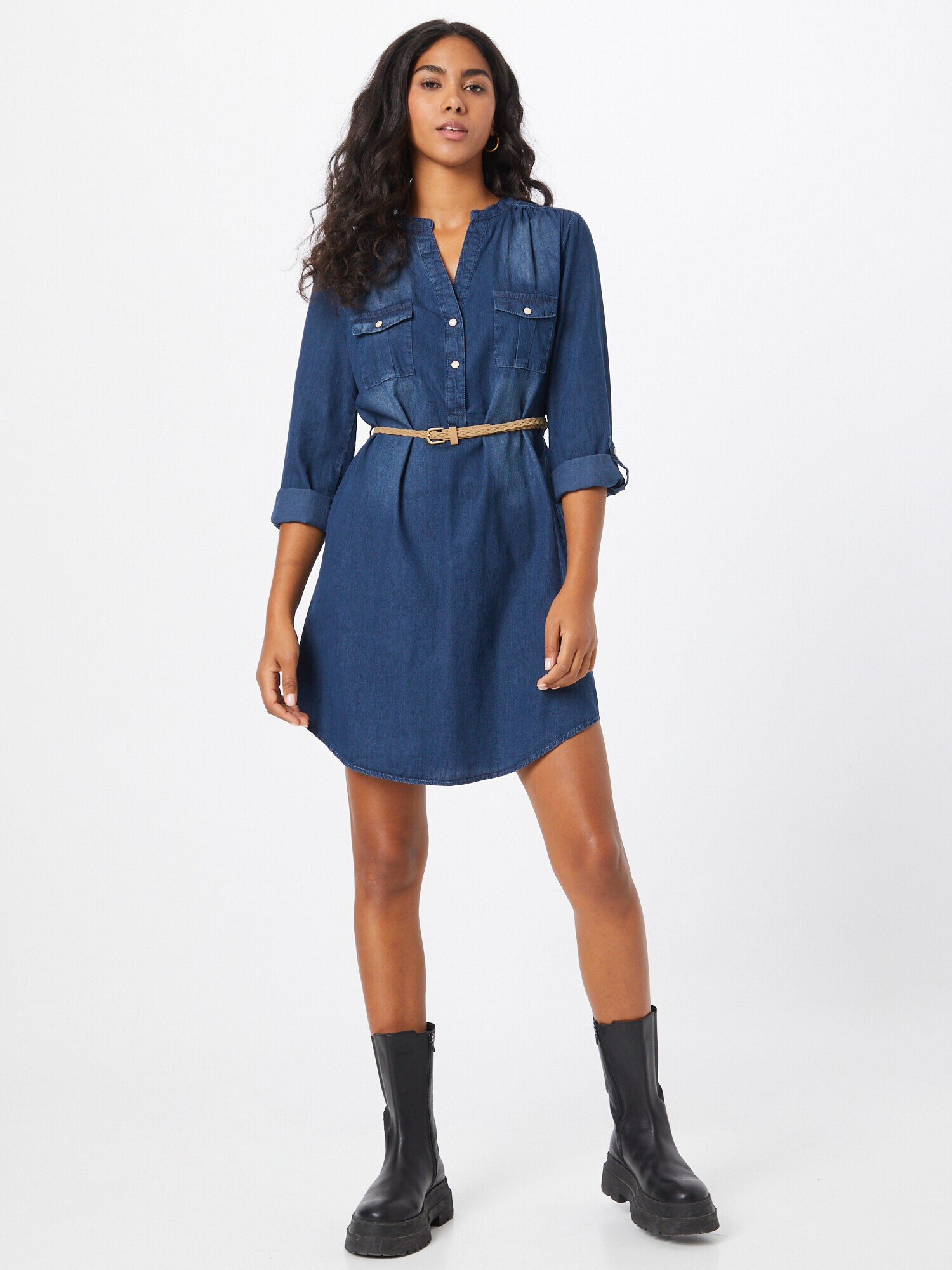 Hailys Rochie tip bluză 'Patty' albastru denim - Pled.ro