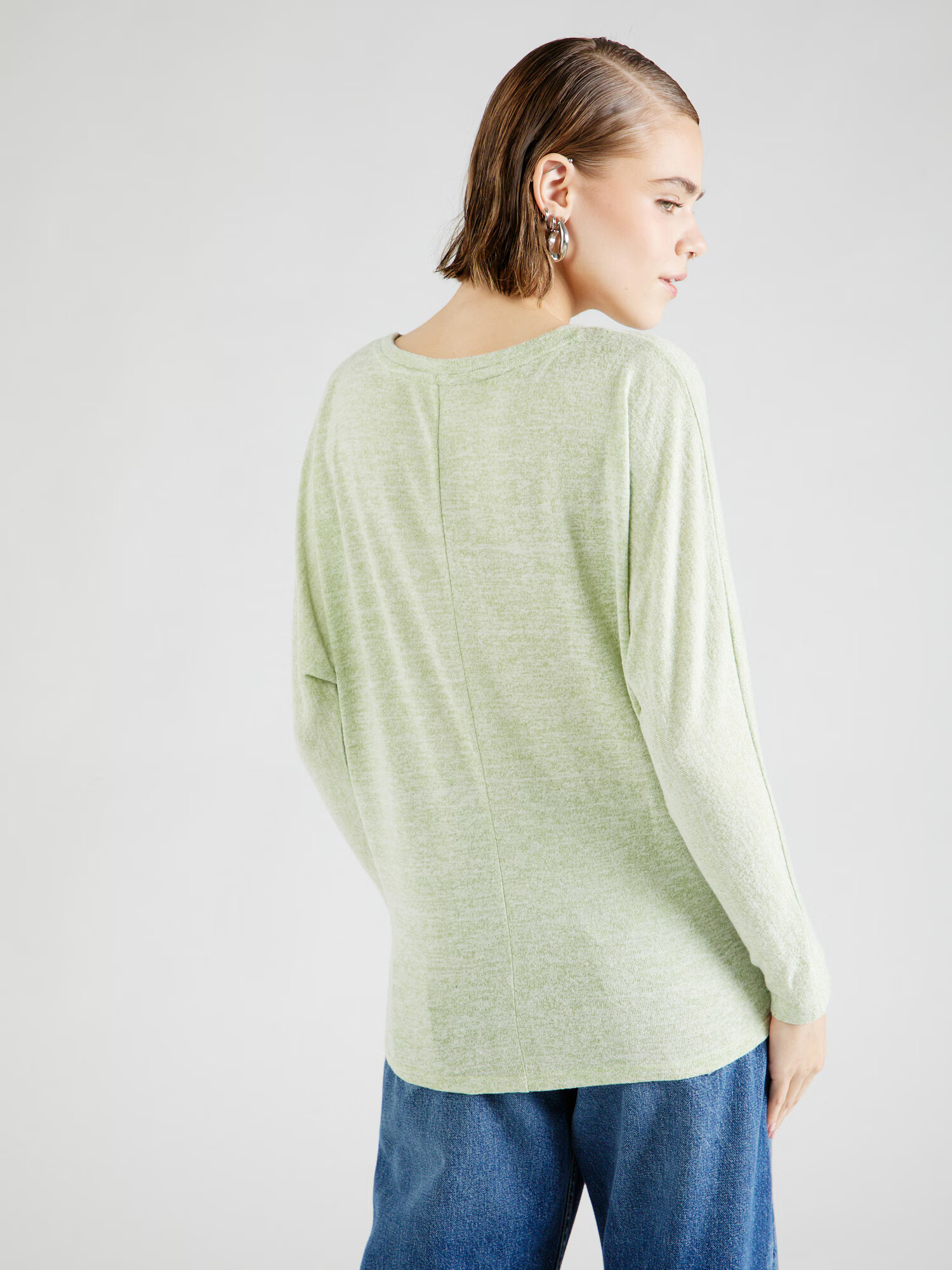 Hailys Tricou 'Mo44ni' verde pastel - Pled.ro