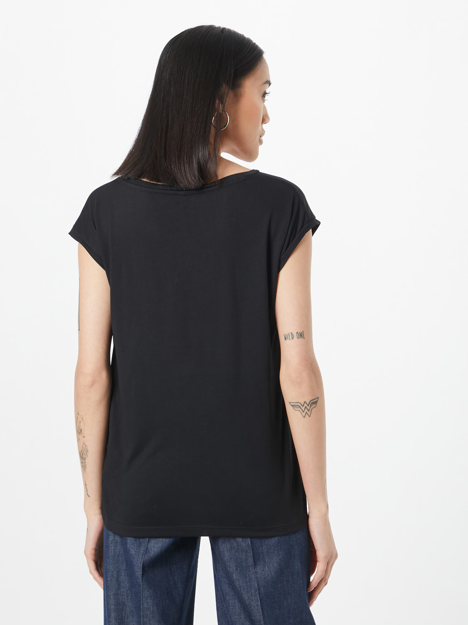 Hailys Tricou 'Piper' negru - Pled.ro