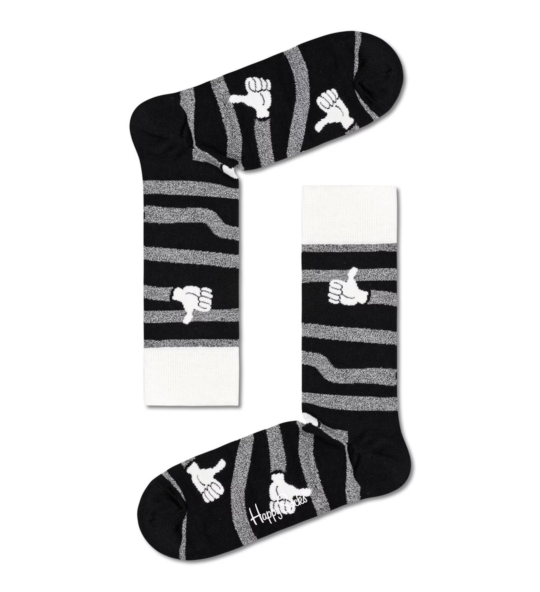 Happy Socks Șosete gri amestecat / negru / alb - Pled.ro