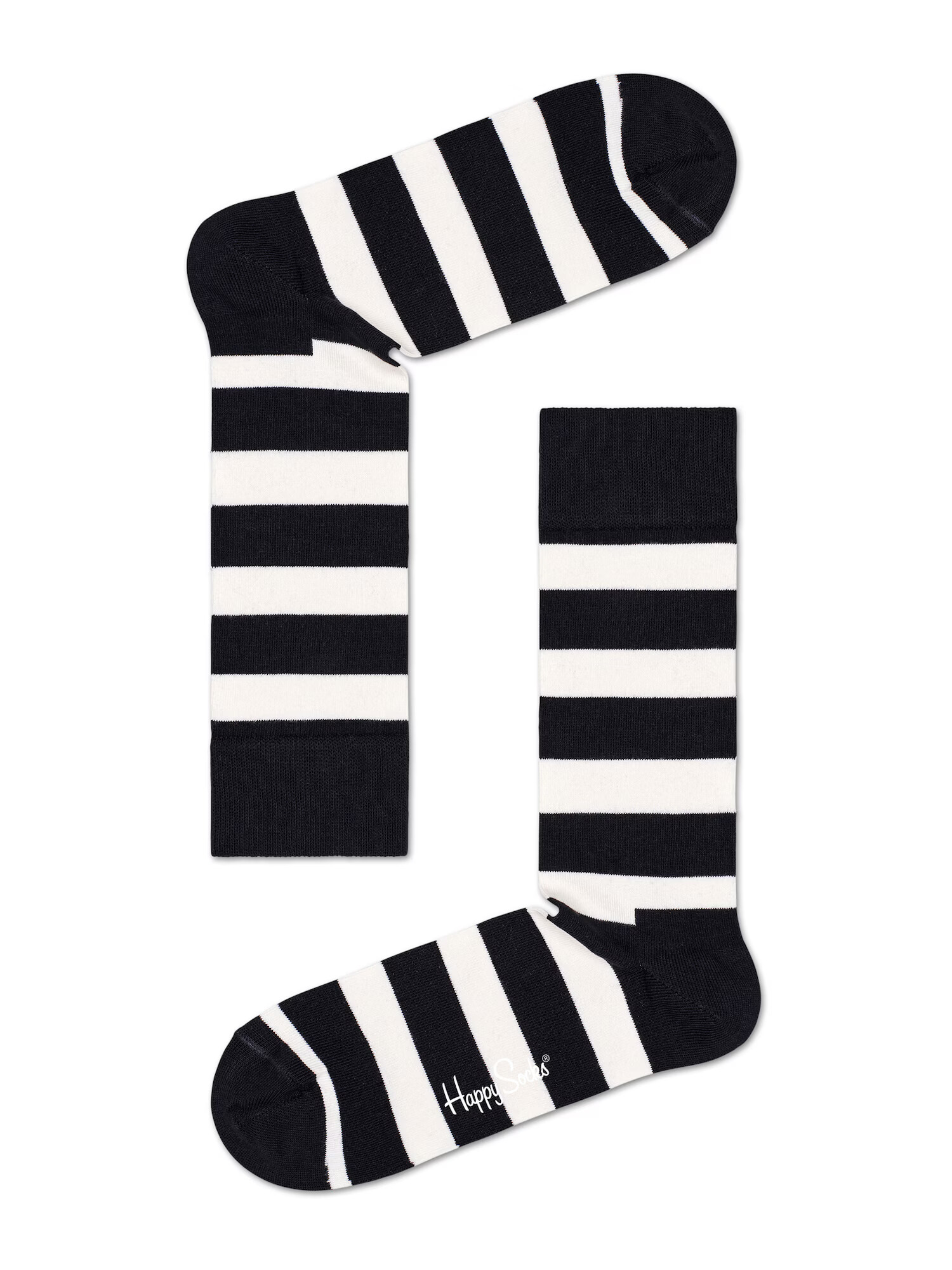 Happy Socks Șosete gri / negru / alb - Pled.ro