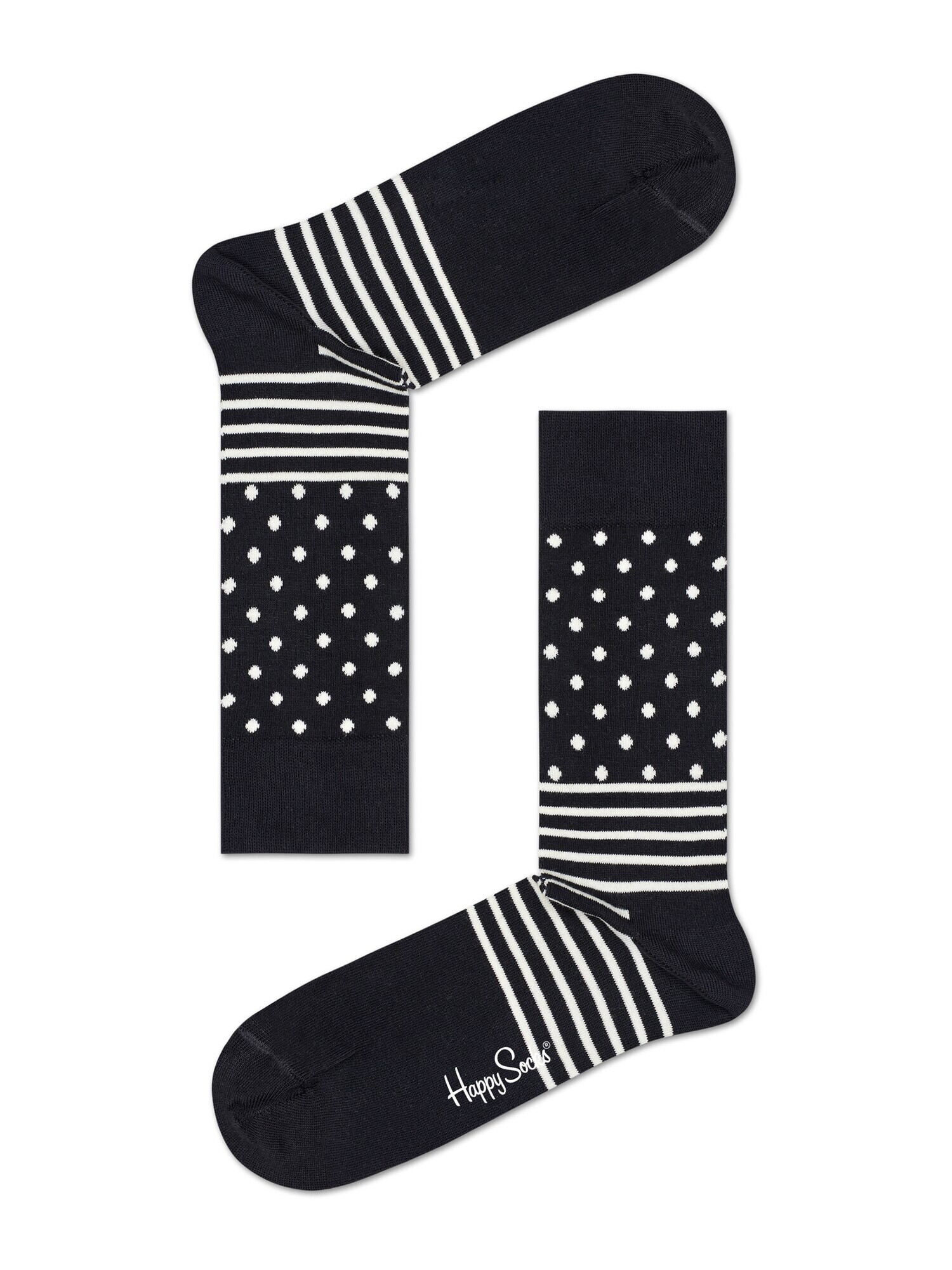 Happy Socks Șosete gri / negru / alb - Pled.ro