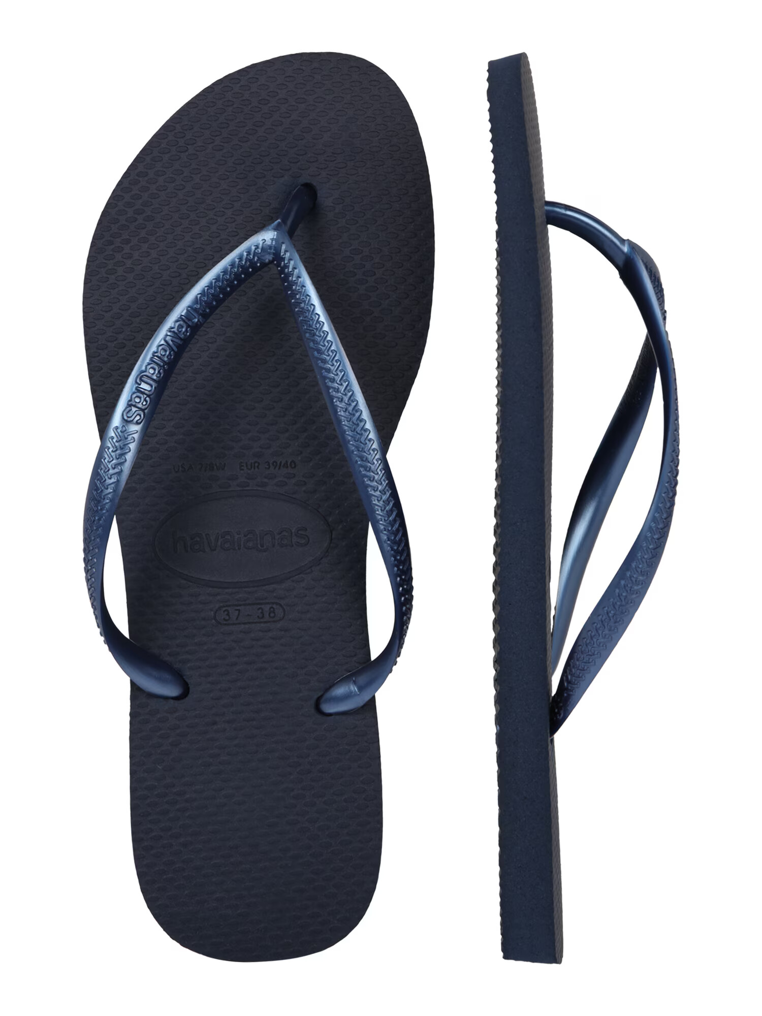 HAVAIANAS Flip-flops 'Slim' bleumarin - Pled.ro