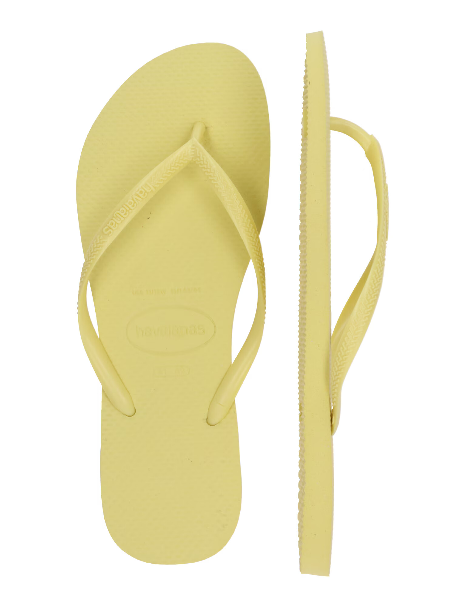 HAVAIANAS Flip-flops 'Slim' galben - Pled.ro