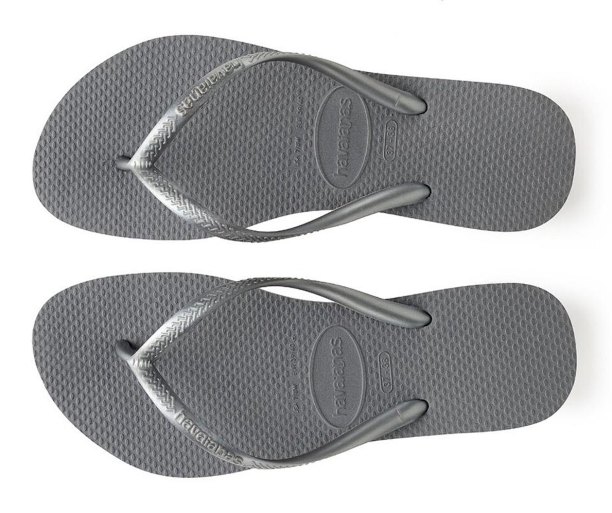 HAVAIANAS Flip-flops 'Slim' gri - Pled.ro