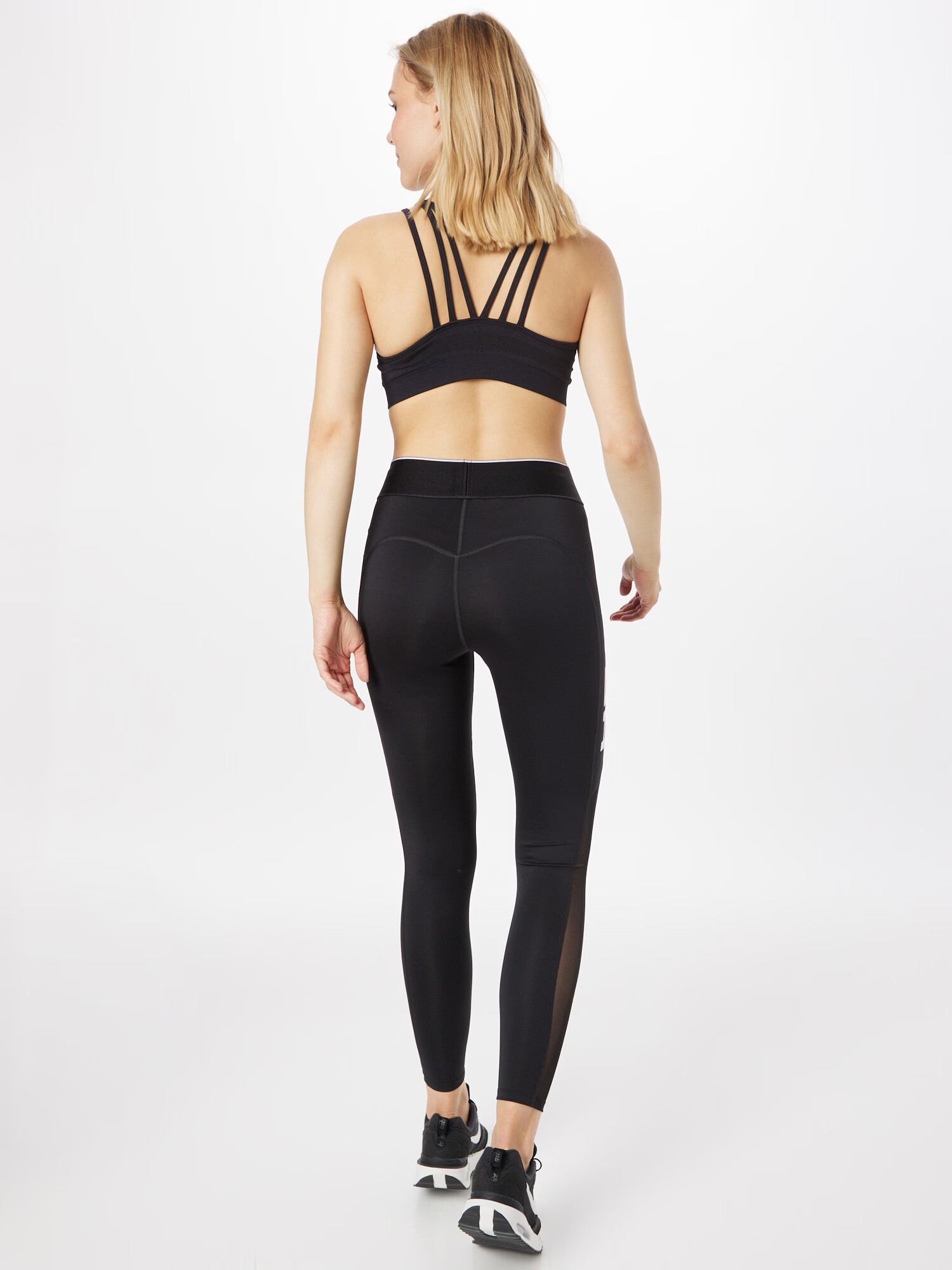 HEAD Pantaloni sport negru / alb - Pled.ro