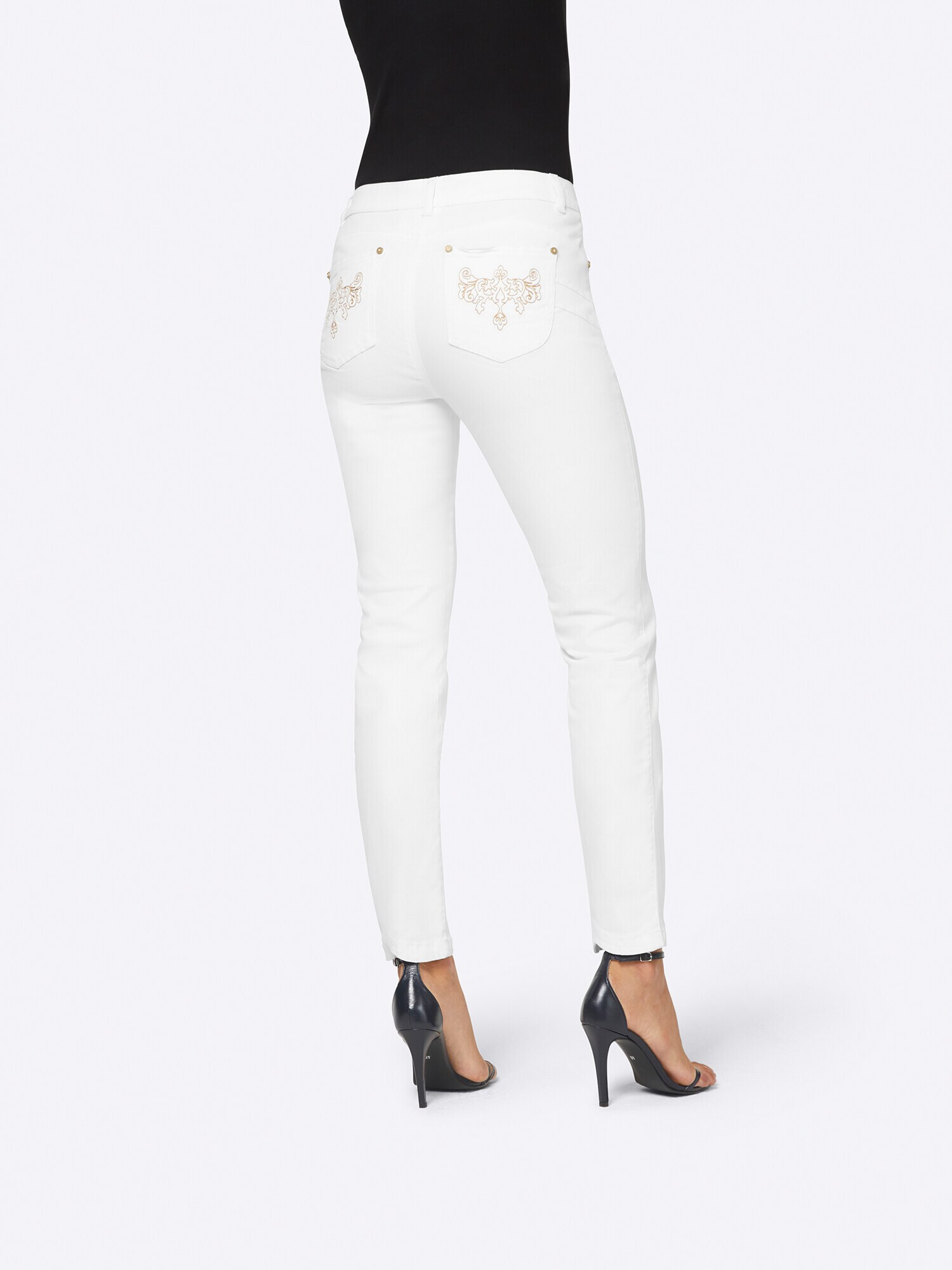 heine Jeans alb - Pled.ro