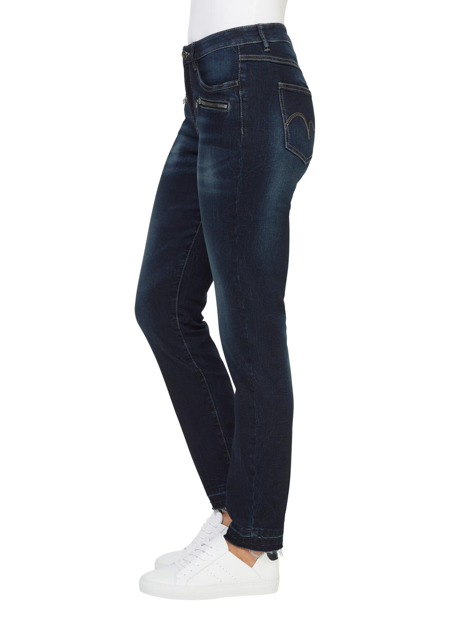 Linea Tesini by heine Jeans albastru - Pled.ro