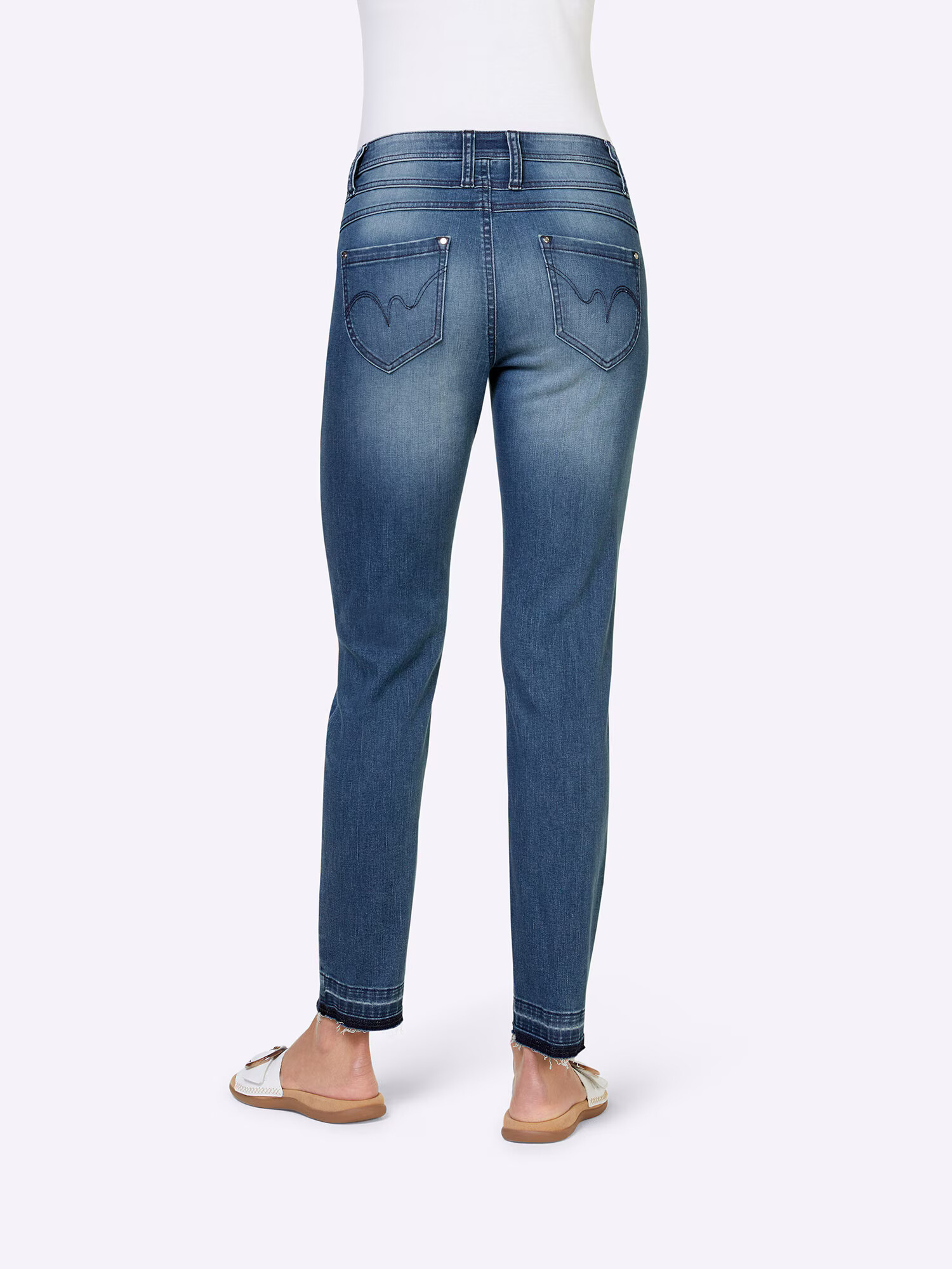 heine Jeans albastru denim - Pled.ro