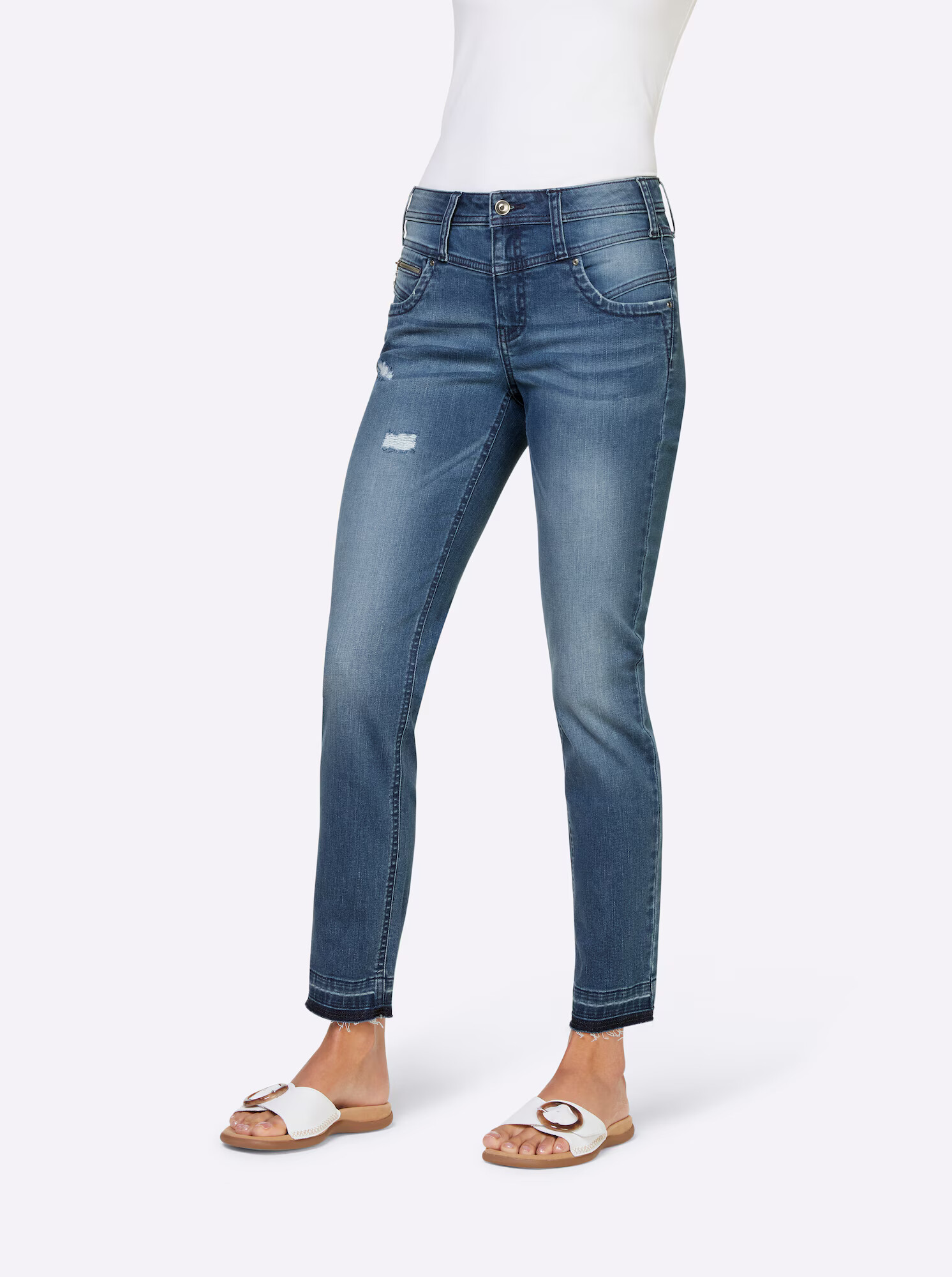 heine Jeans albastru denim - Pled.ro