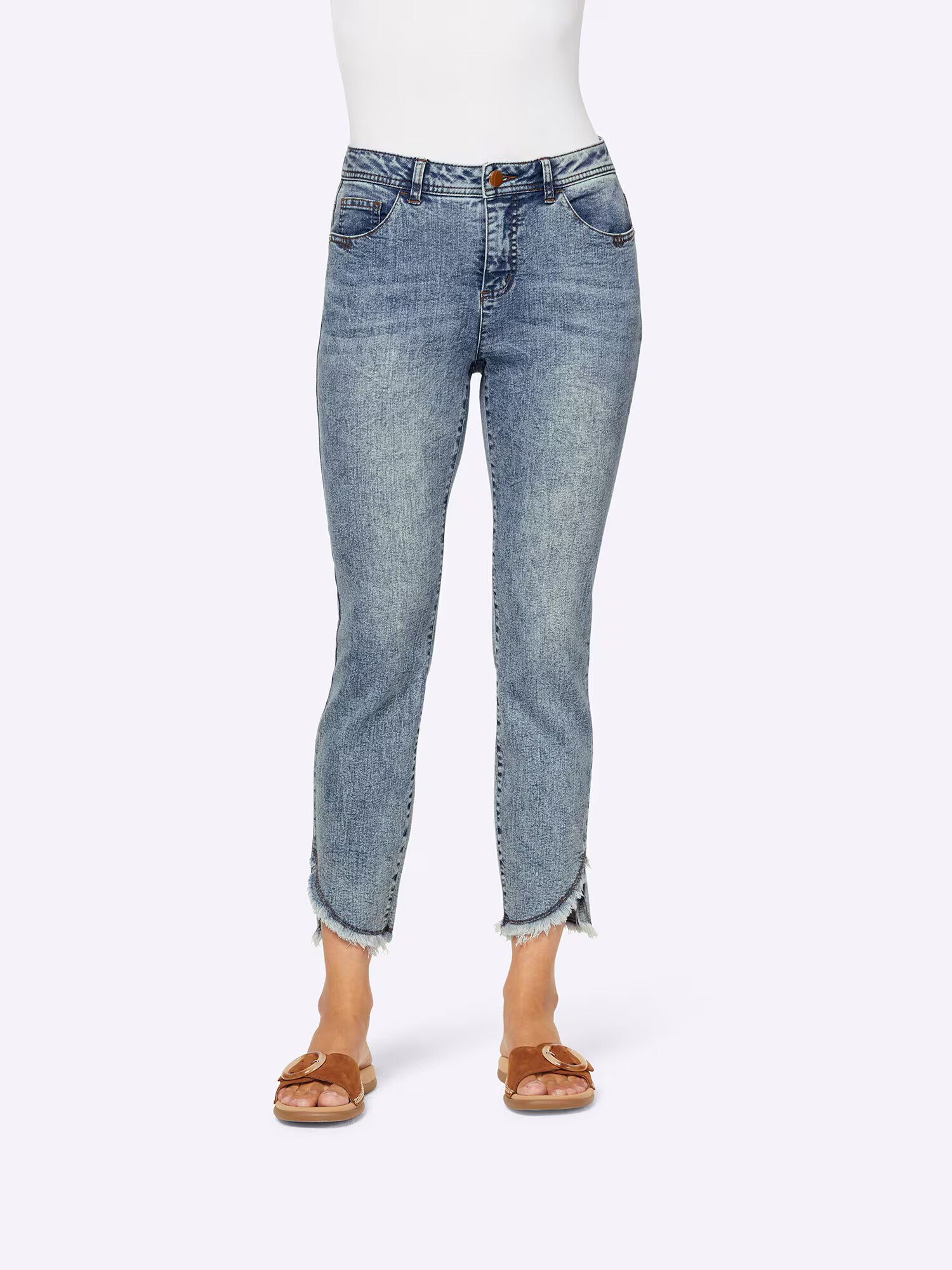 heine Jeans albastru denim - Pled.ro