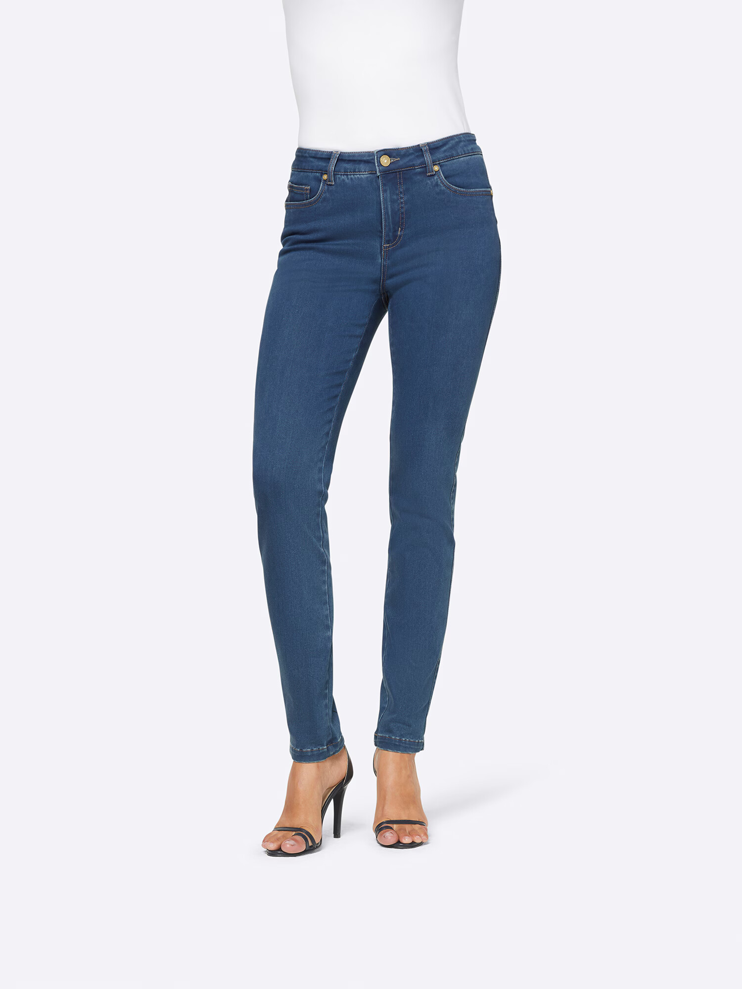 heine Jeans albastru denim - Pled.ro