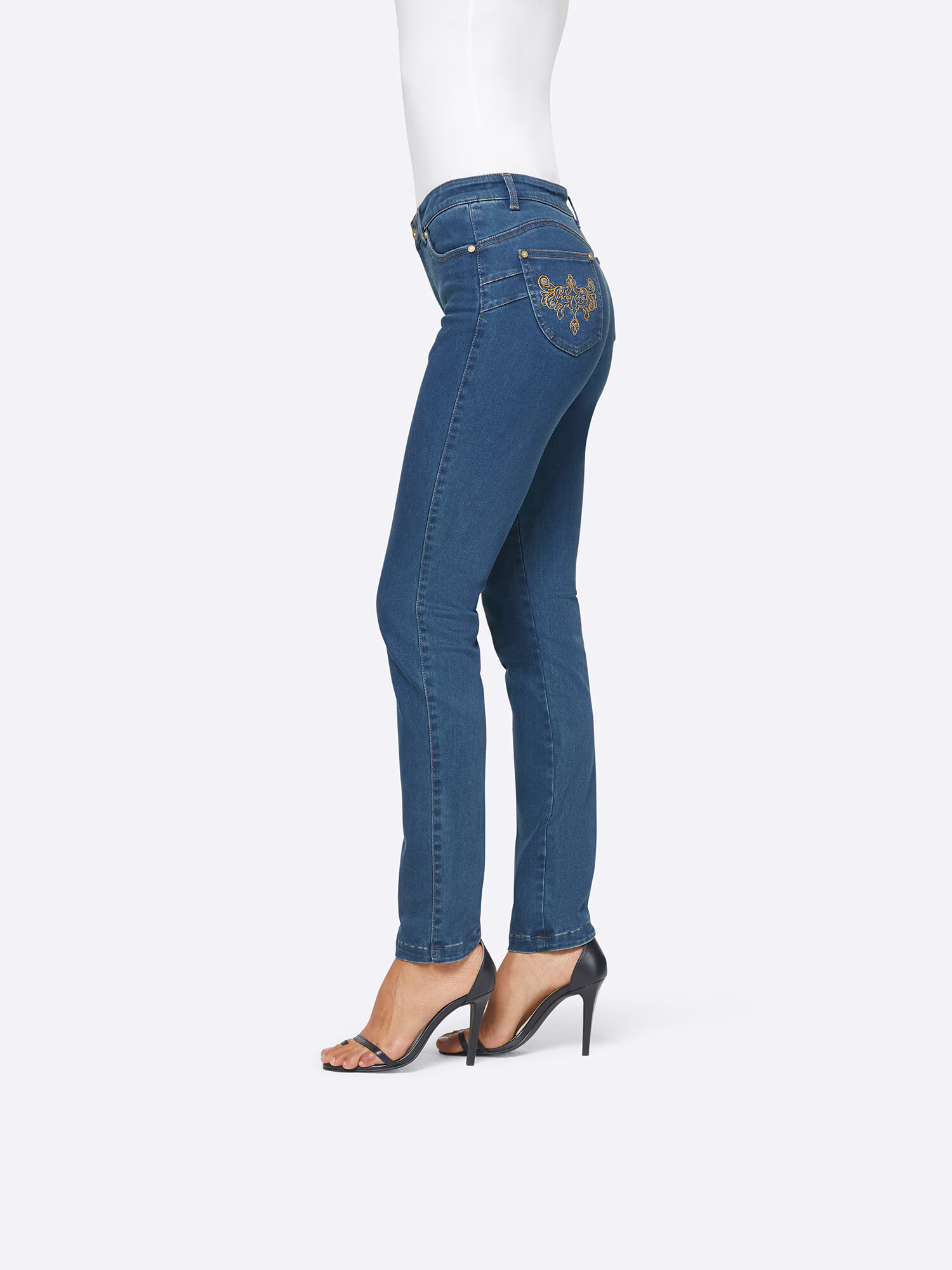 heine Jeans albastru denim - Pled.ro