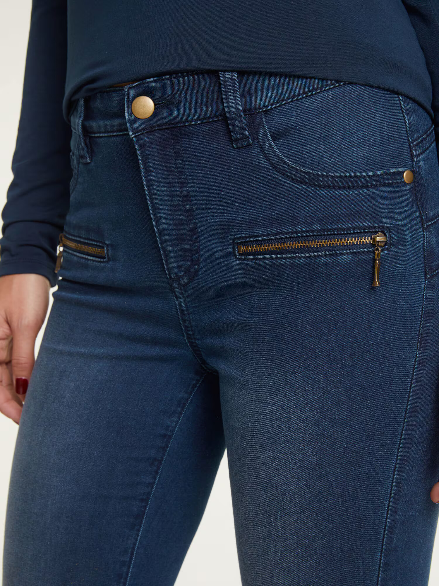 heine Jeans 'Bauchweg-Jeans' albastru denim - Pled.ro