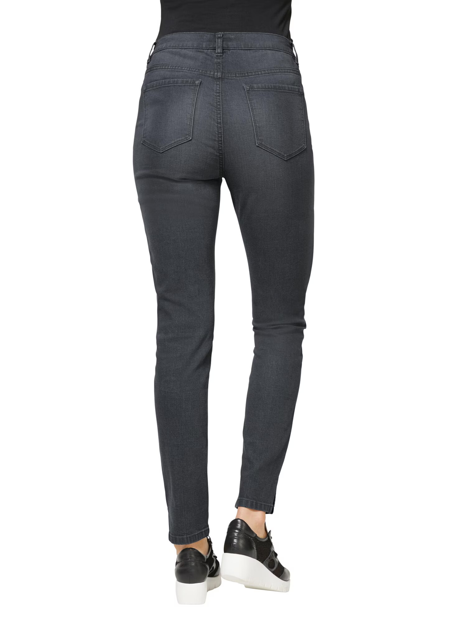 heine Jeans gri / negru - Pled.ro