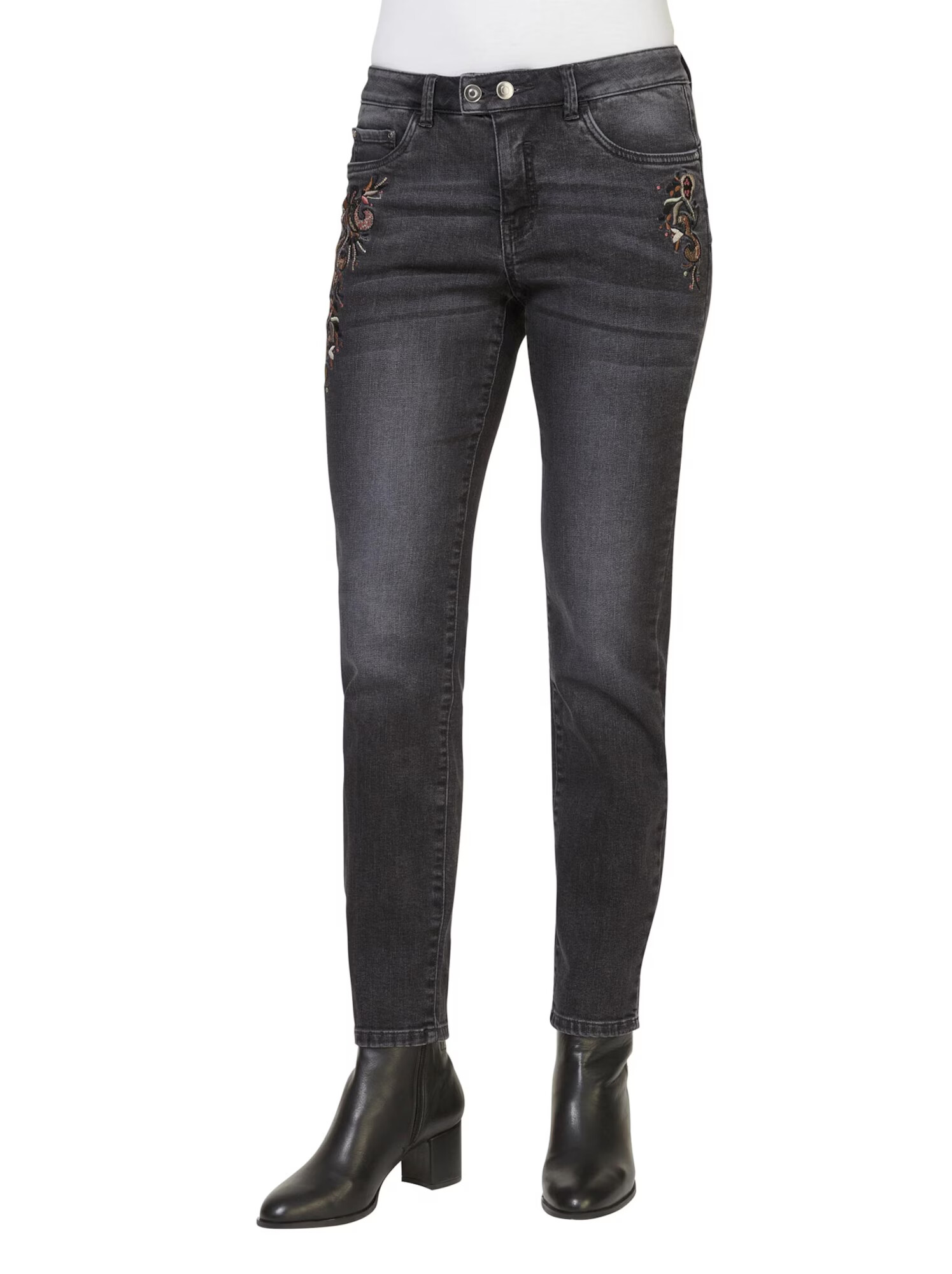 heine Jeans negru denim - Pled.ro