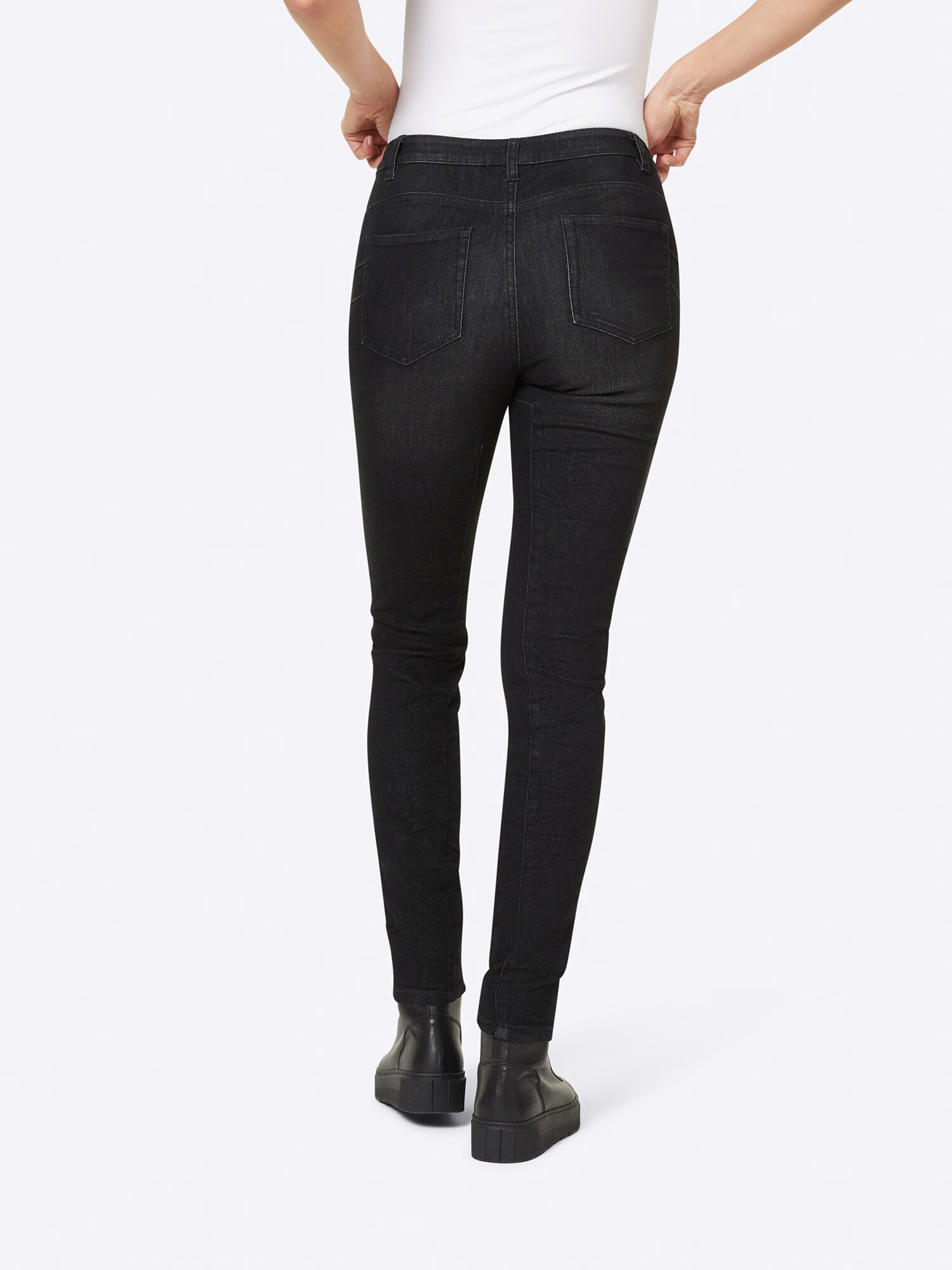 heine Jeans negru denim - Pled.ro