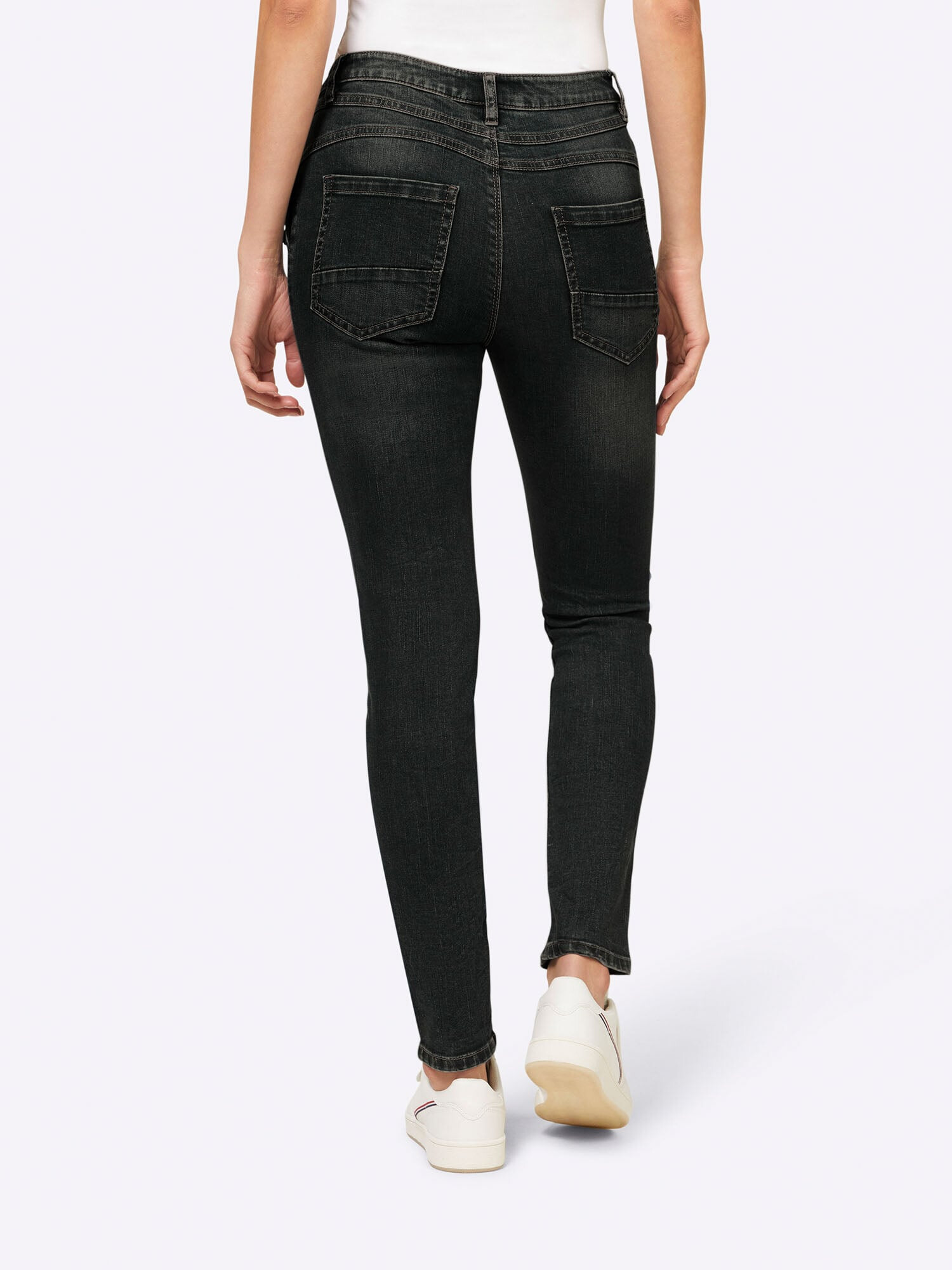 heine Jeans negru denim - Pled.ro