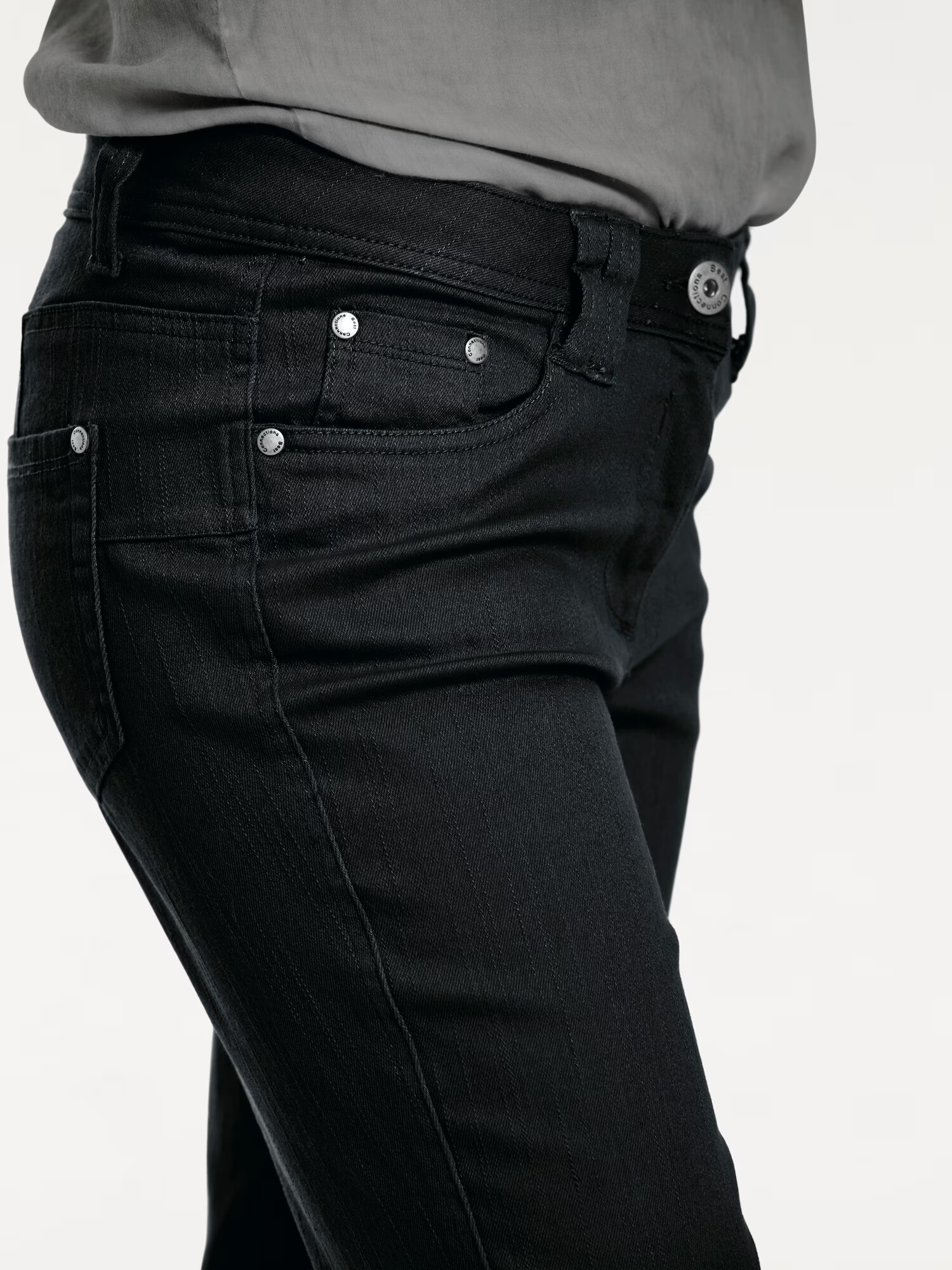 heine Pantaloni negru denim - Pled.ro