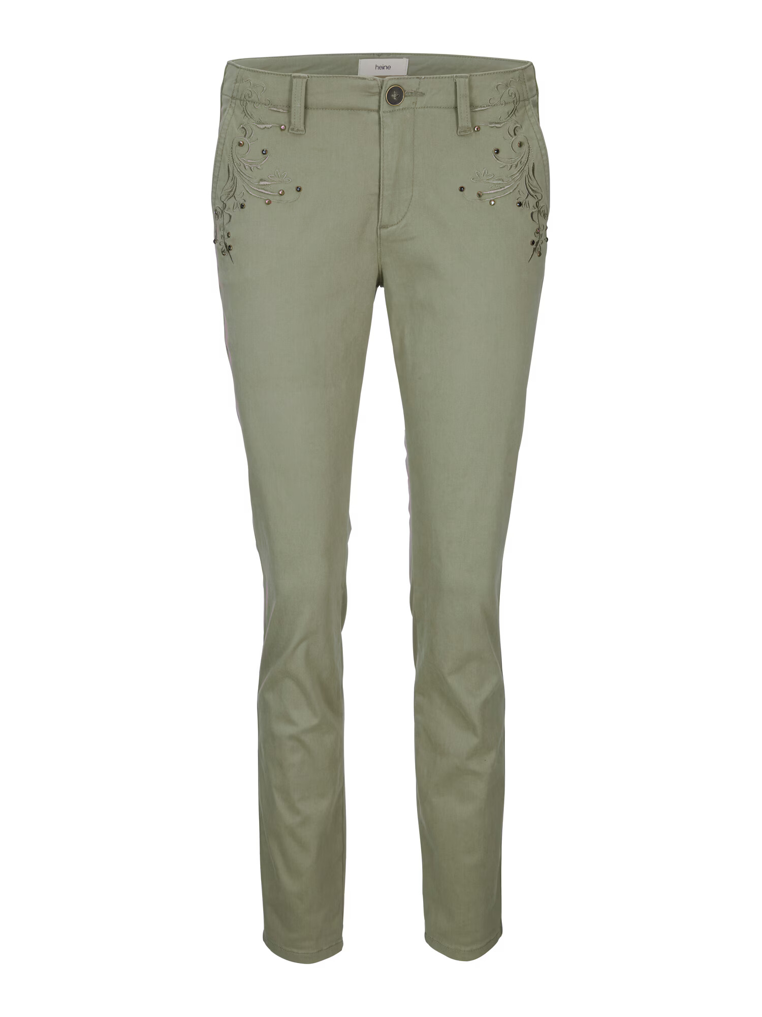 heine Pantaloni verde - Pled.ro