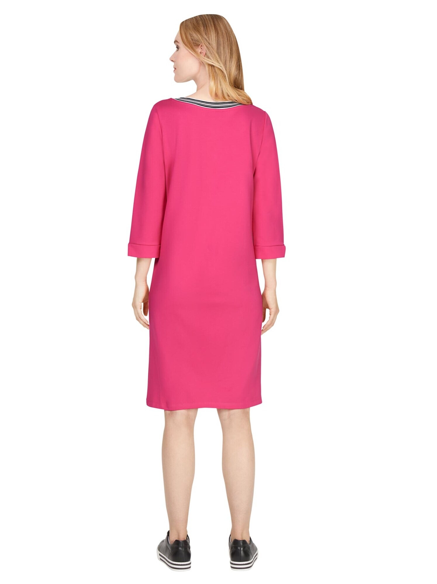 heine Rochie fucsia / negru / alb - Pled.ro