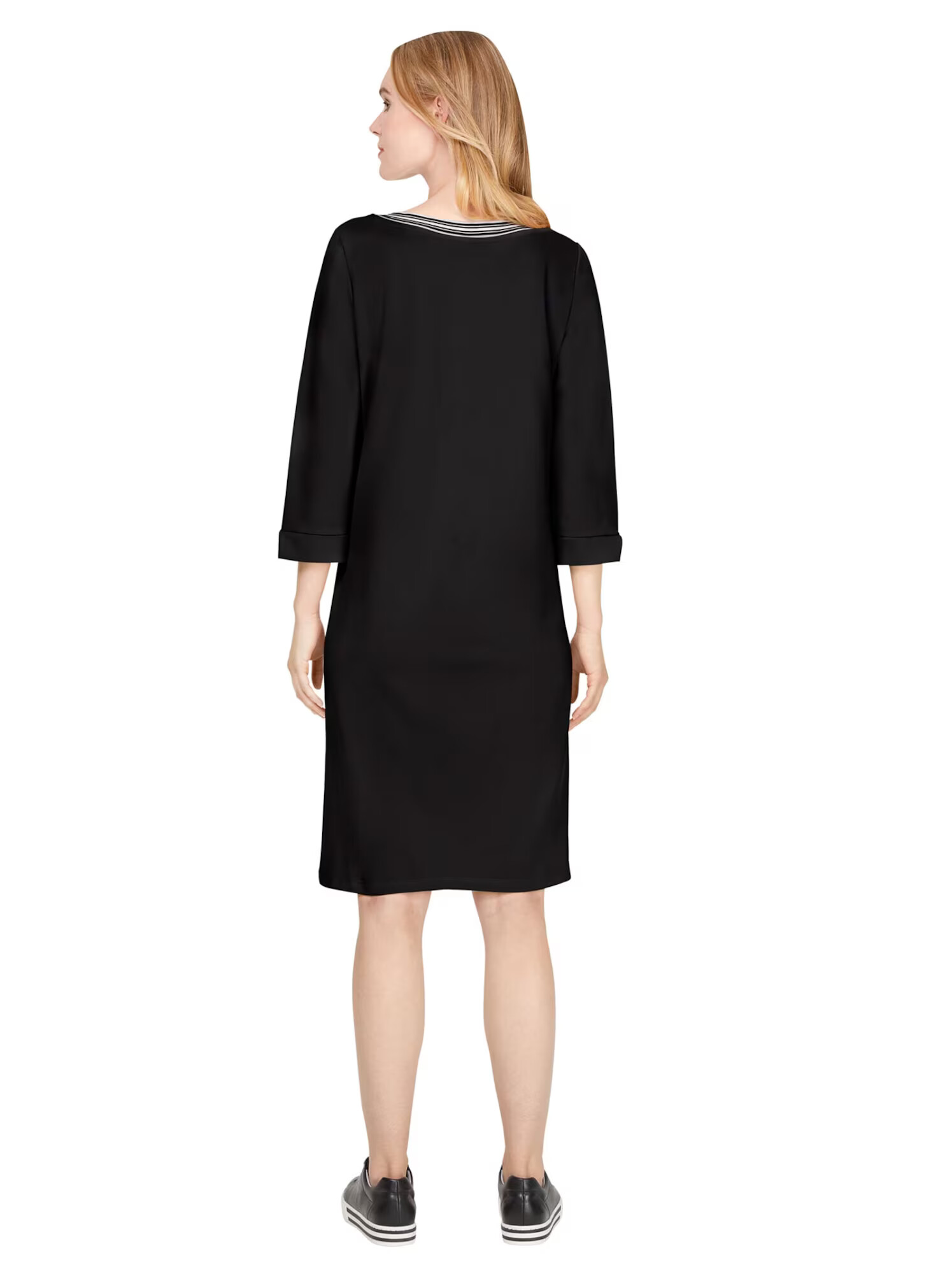 heine Rochie negru / alb - Pled.ro