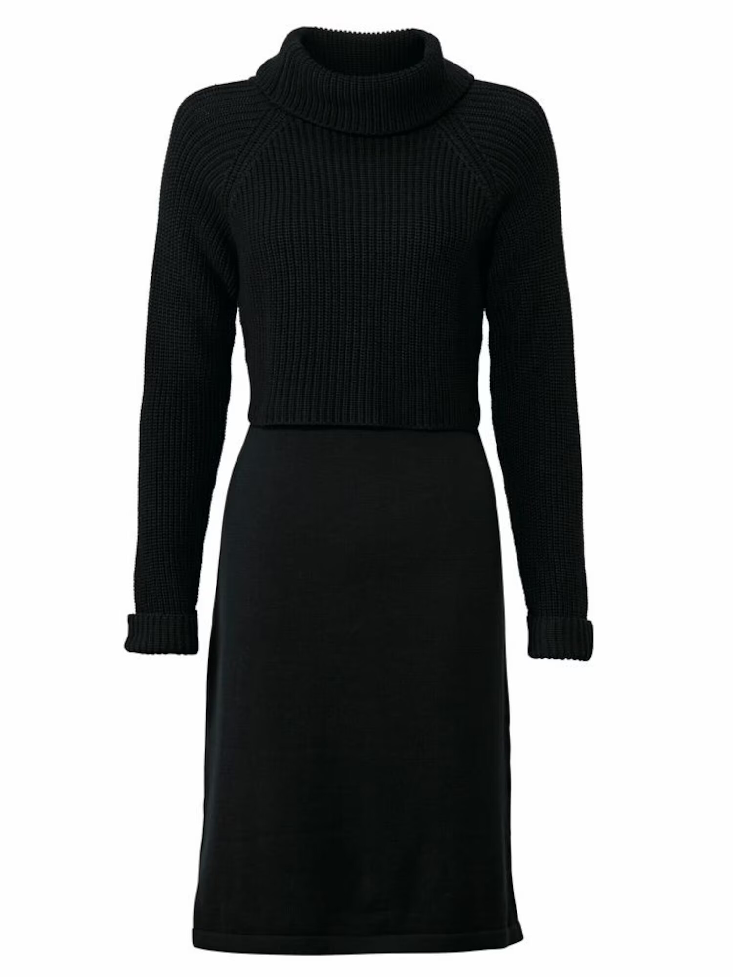 heine Rochie tricotat negru - Pled.ro