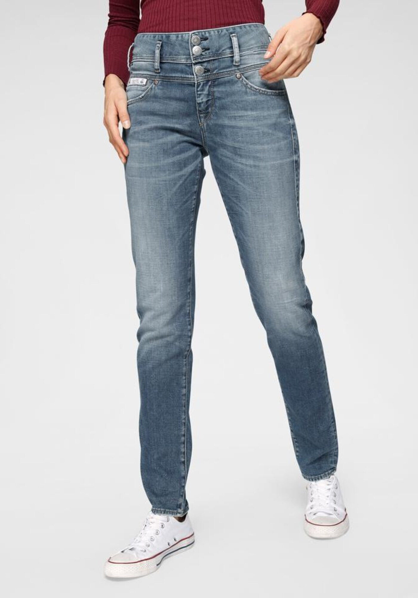 Herrlicher Jeans albastru - Pled.ro