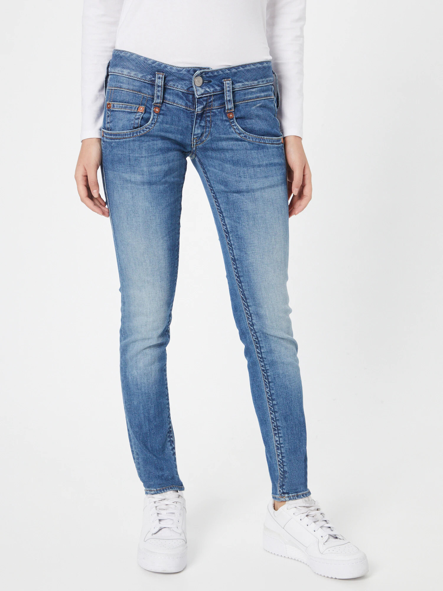 Herrlicher Jeans albastru denim - Pled.ro