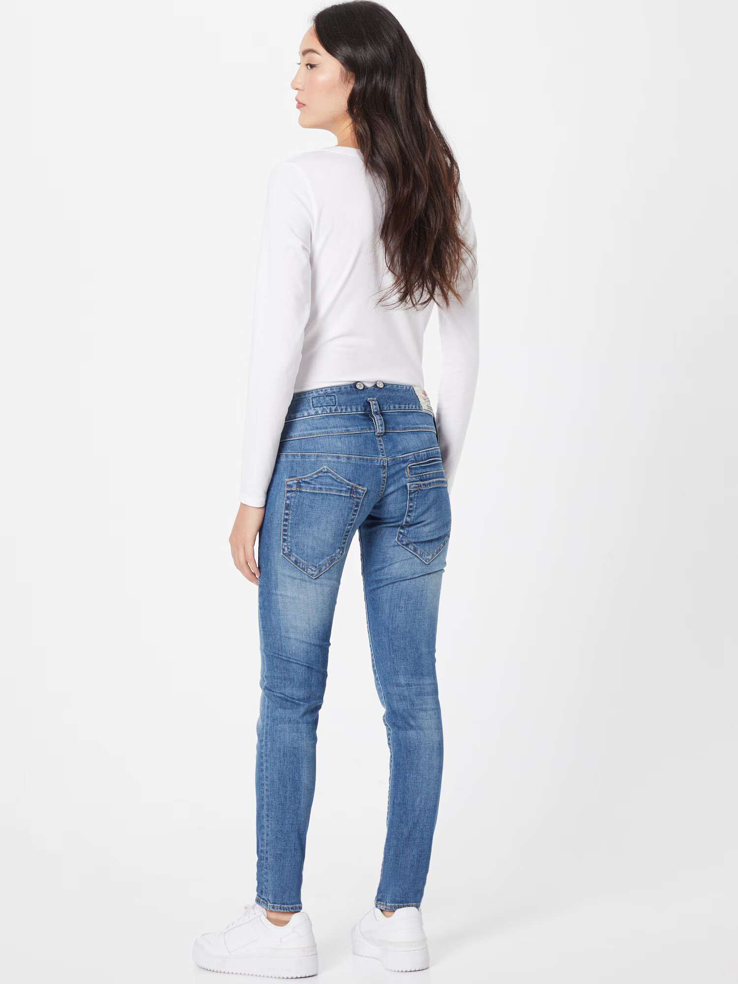 Herrlicher Jeans albastru denim - Pled.ro