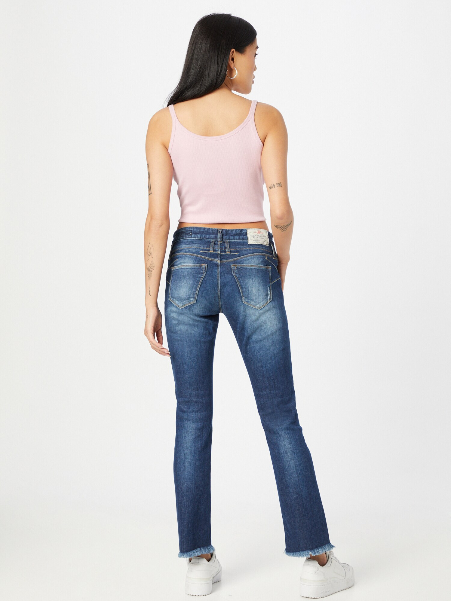 Herrlicher Jeans albastru denim - Pled.ro