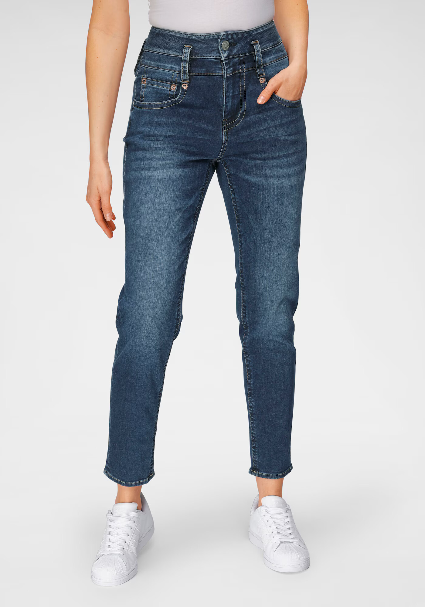 Herrlicher Jeans albastru denim - Pled.ro