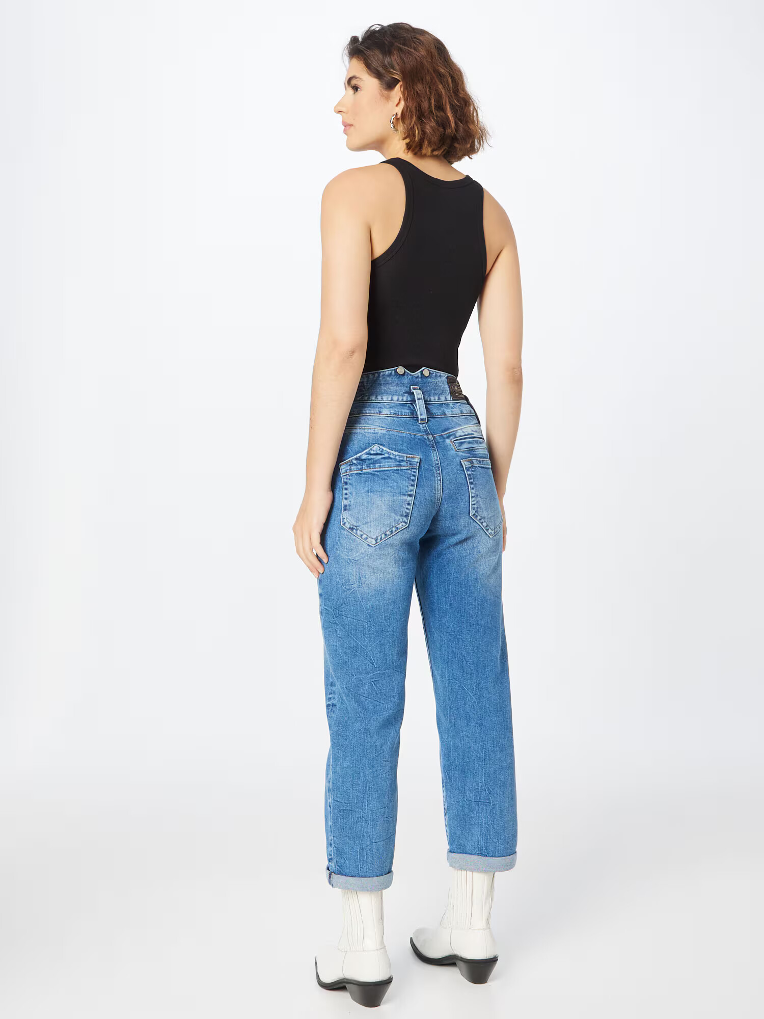 Herrlicher Jeans albastru denim - Pled.ro