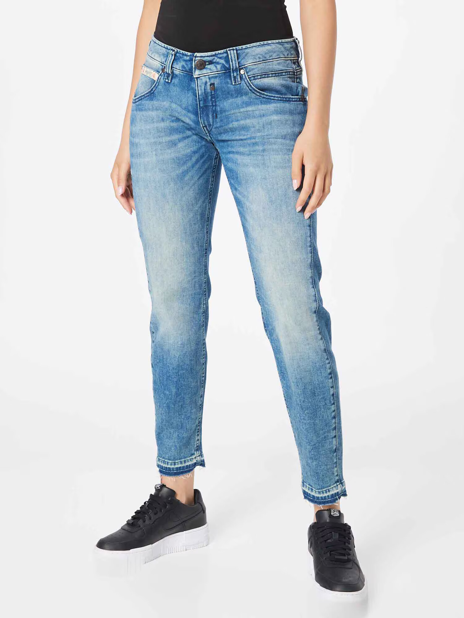 Herrlicher Jeans albastru denim - Pled.ro