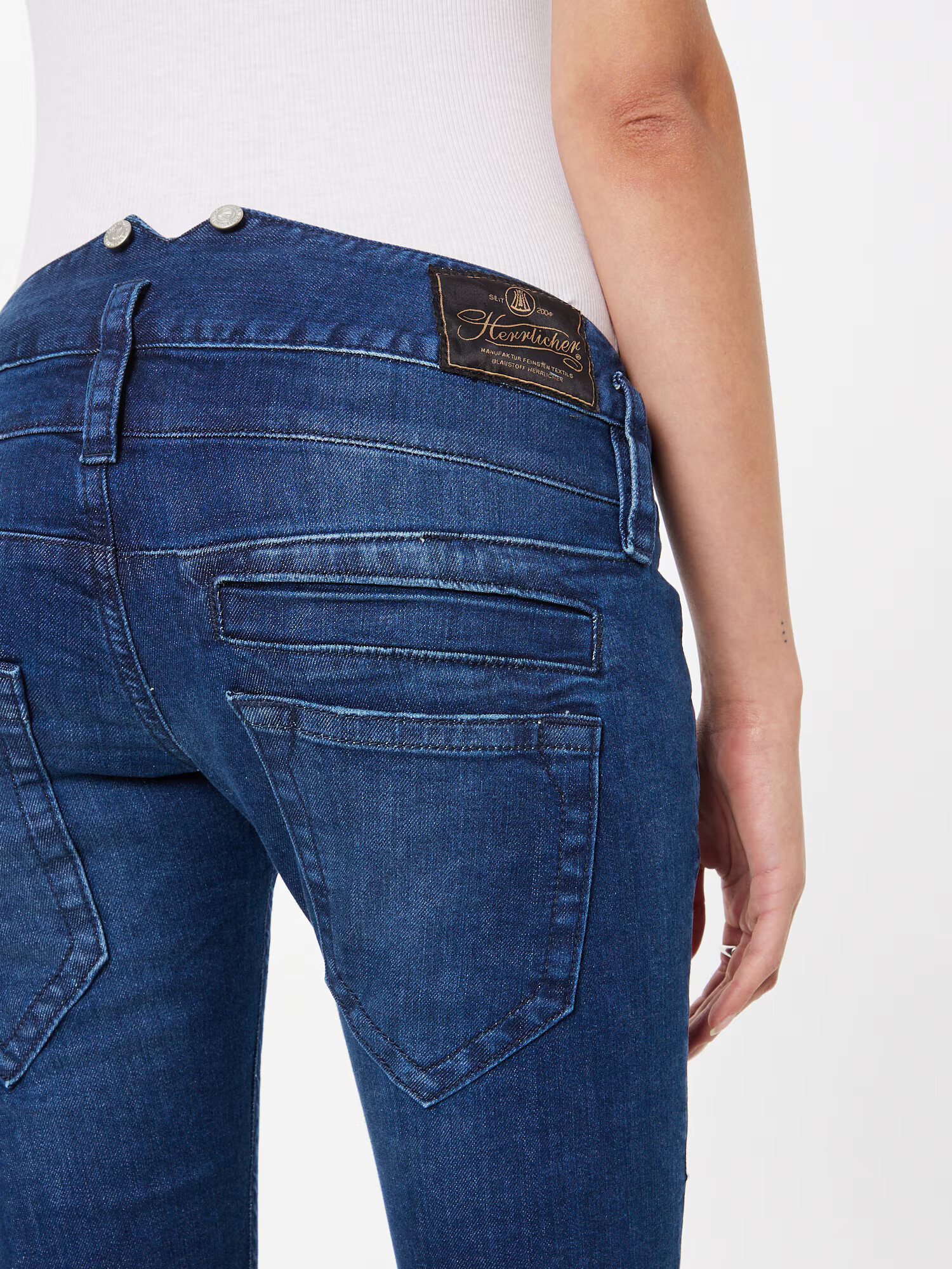 Herrlicher Jeans albastru denim - Pled.ro