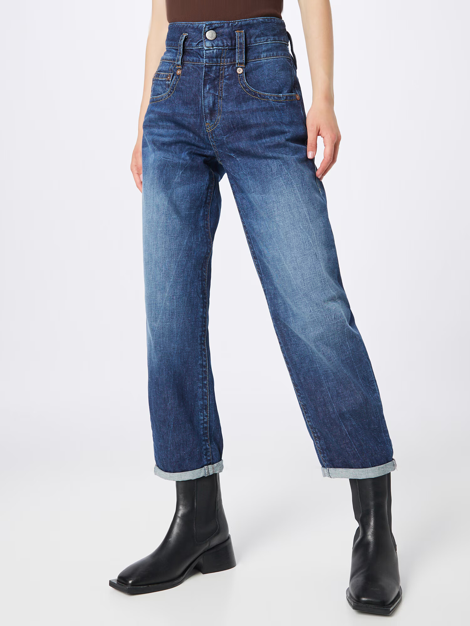 Herrlicher Jeans albastru denim - Pled.ro