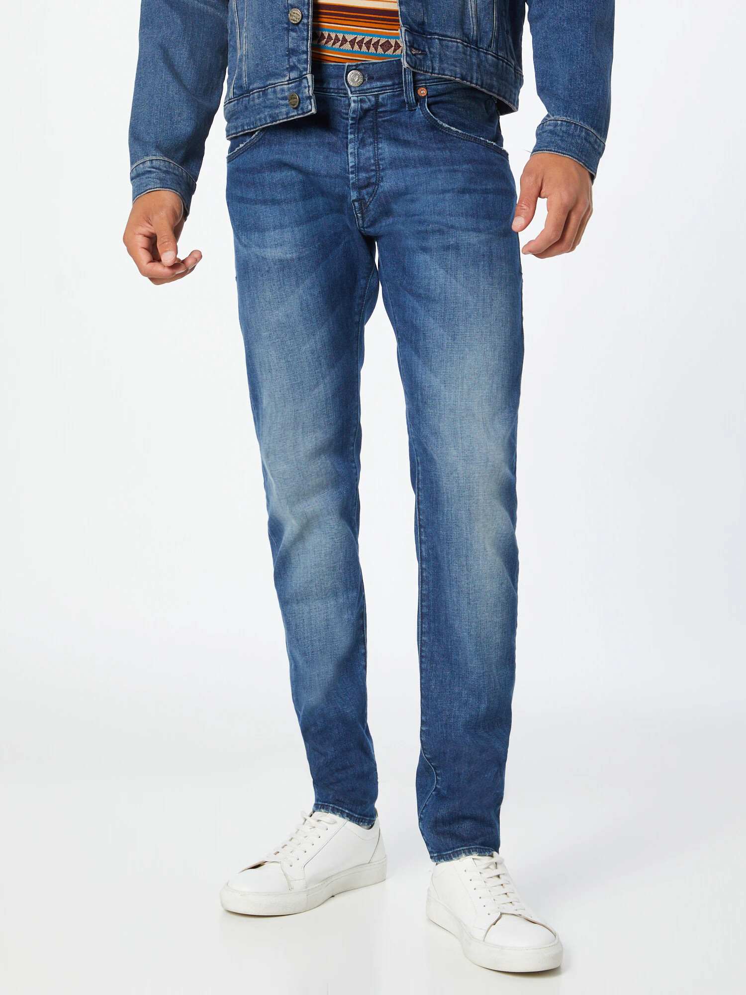 Herrlicher Jeans albastru denim - Pled.ro