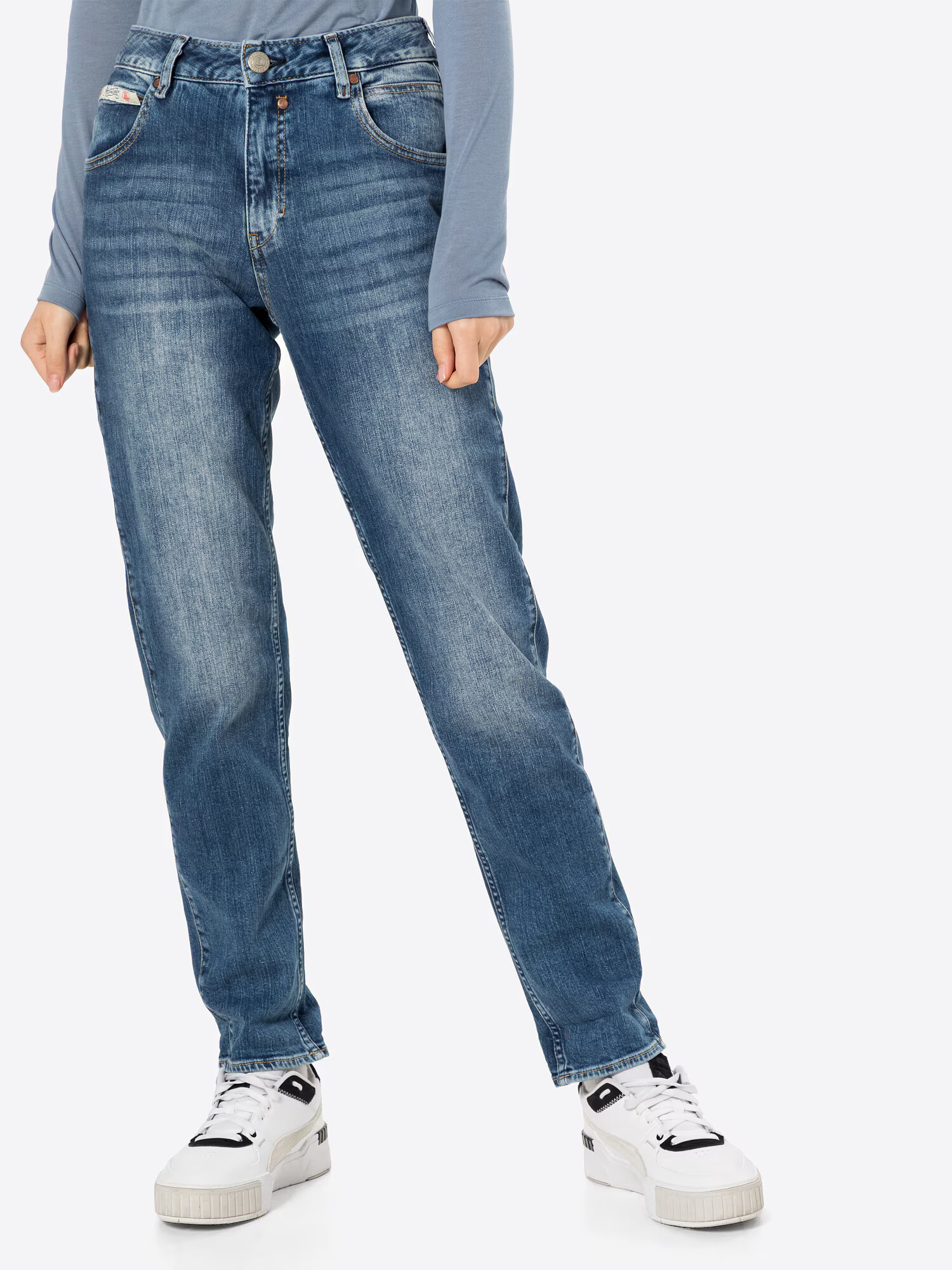 Herrlicher Jeans albastru denim - Pled.ro