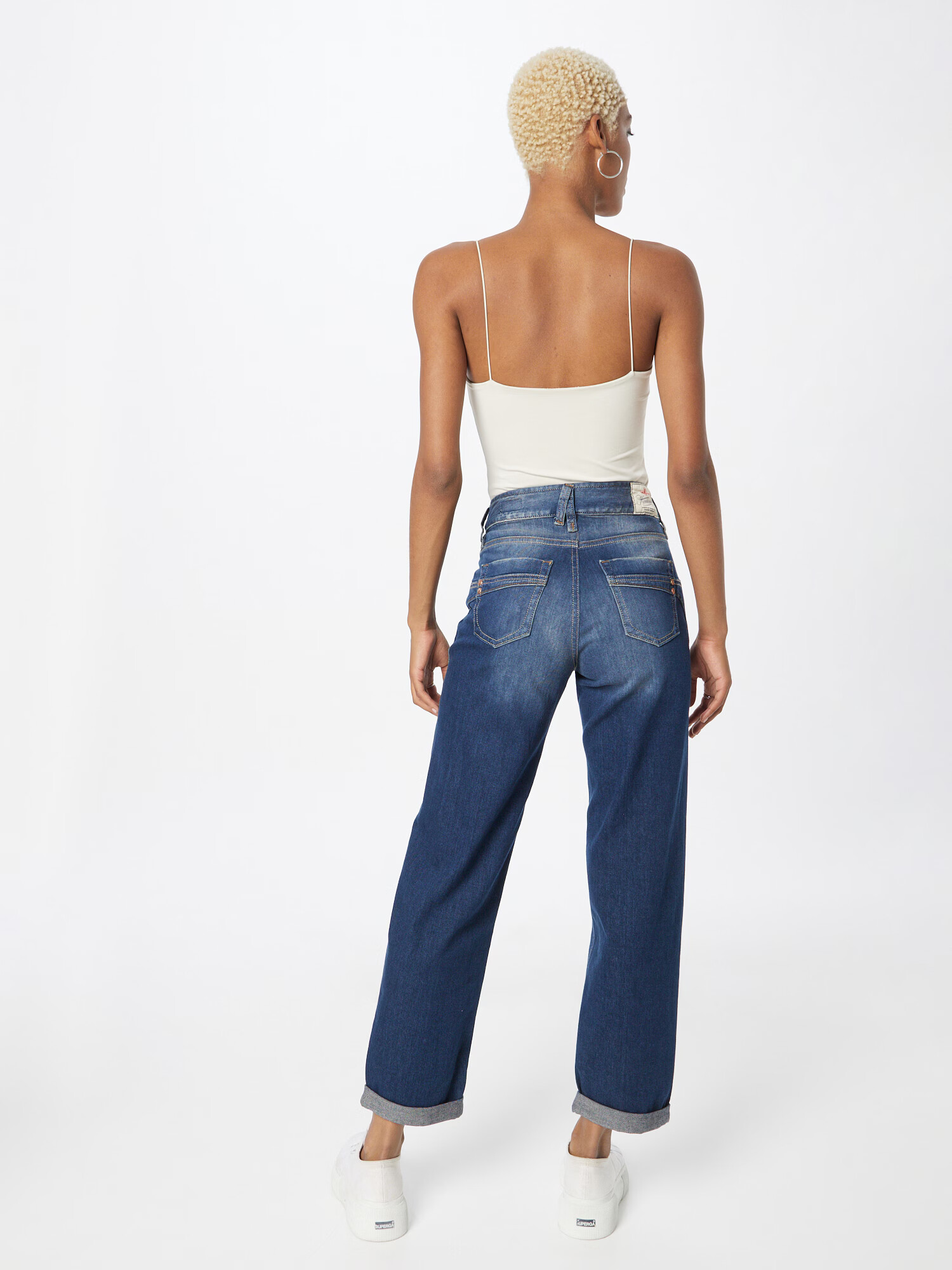 Herrlicher Jeans albastru denim - Pled.ro