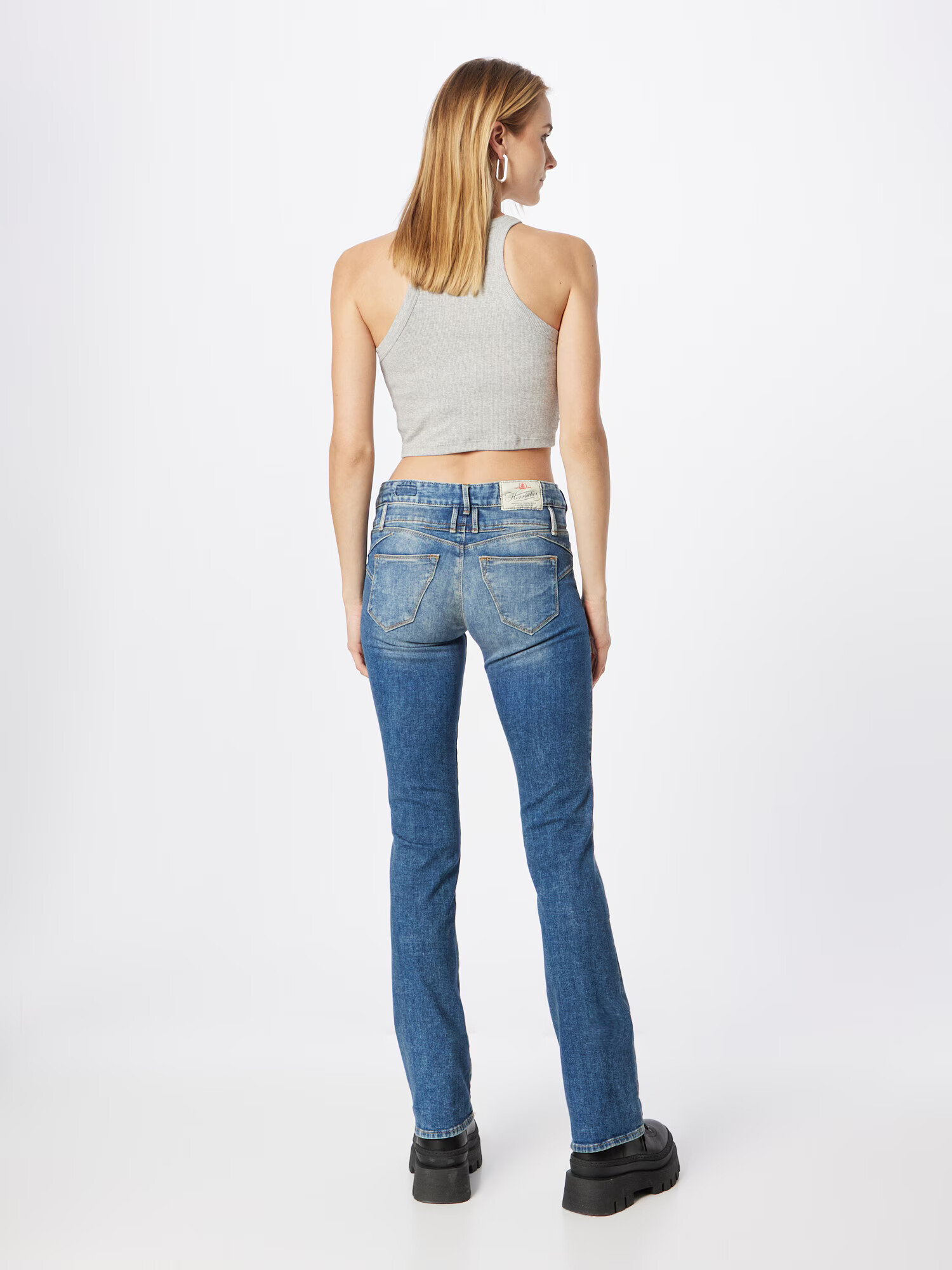 Herrlicher Jeans albastru denim - Pled.ro