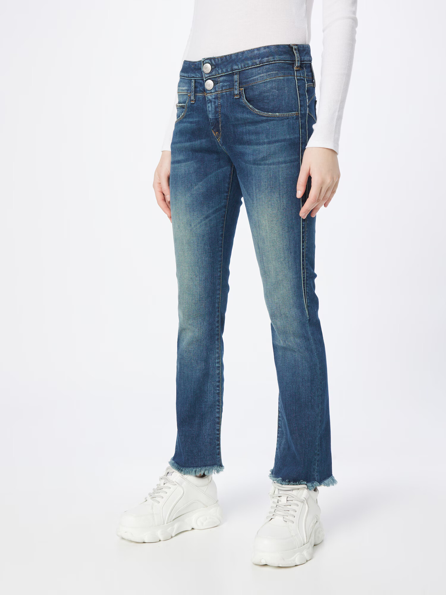 Herrlicher Jeans albastru denim - Pled.ro