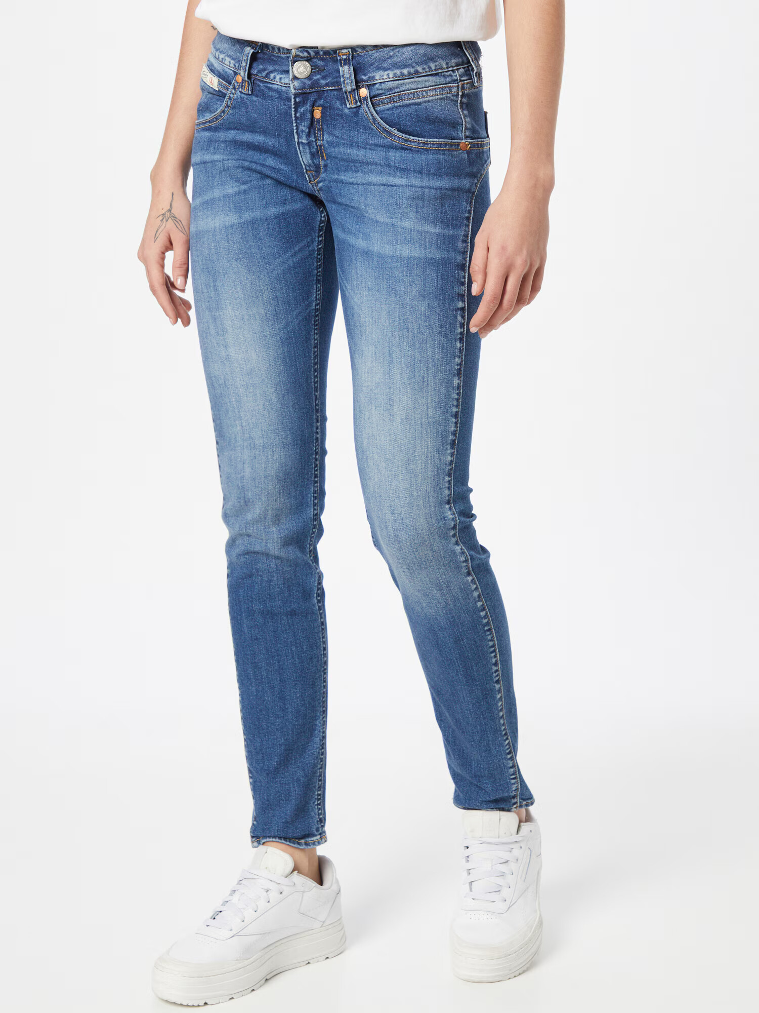 Herrlicher Jeans albastru denim - Pled.ro