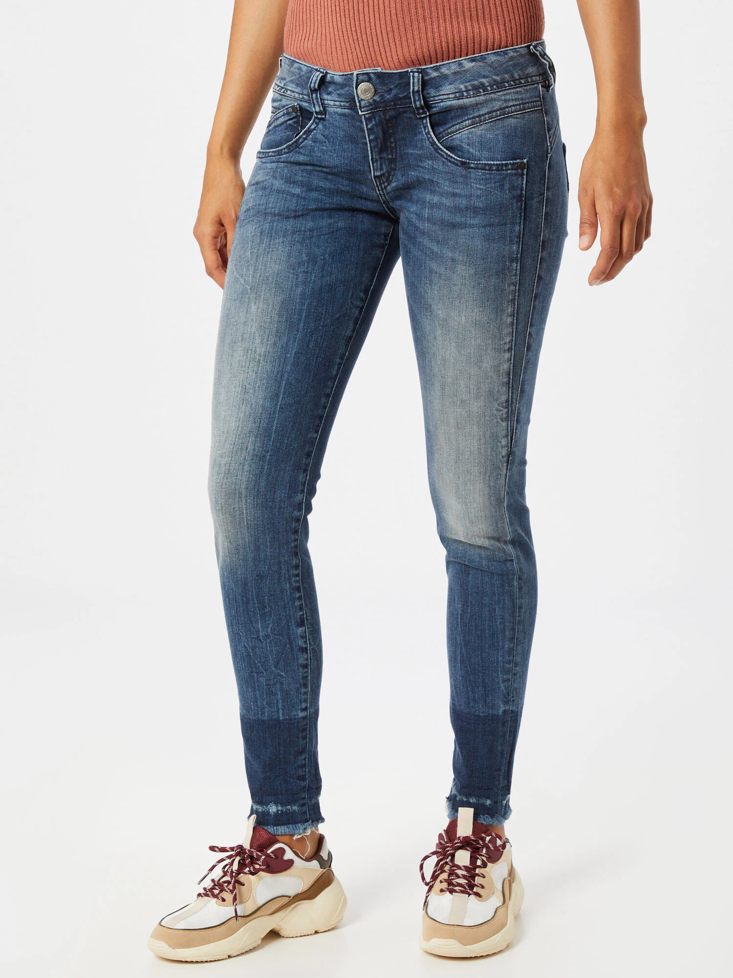 Herrlicher Jeans albastru denim - Pled.ro