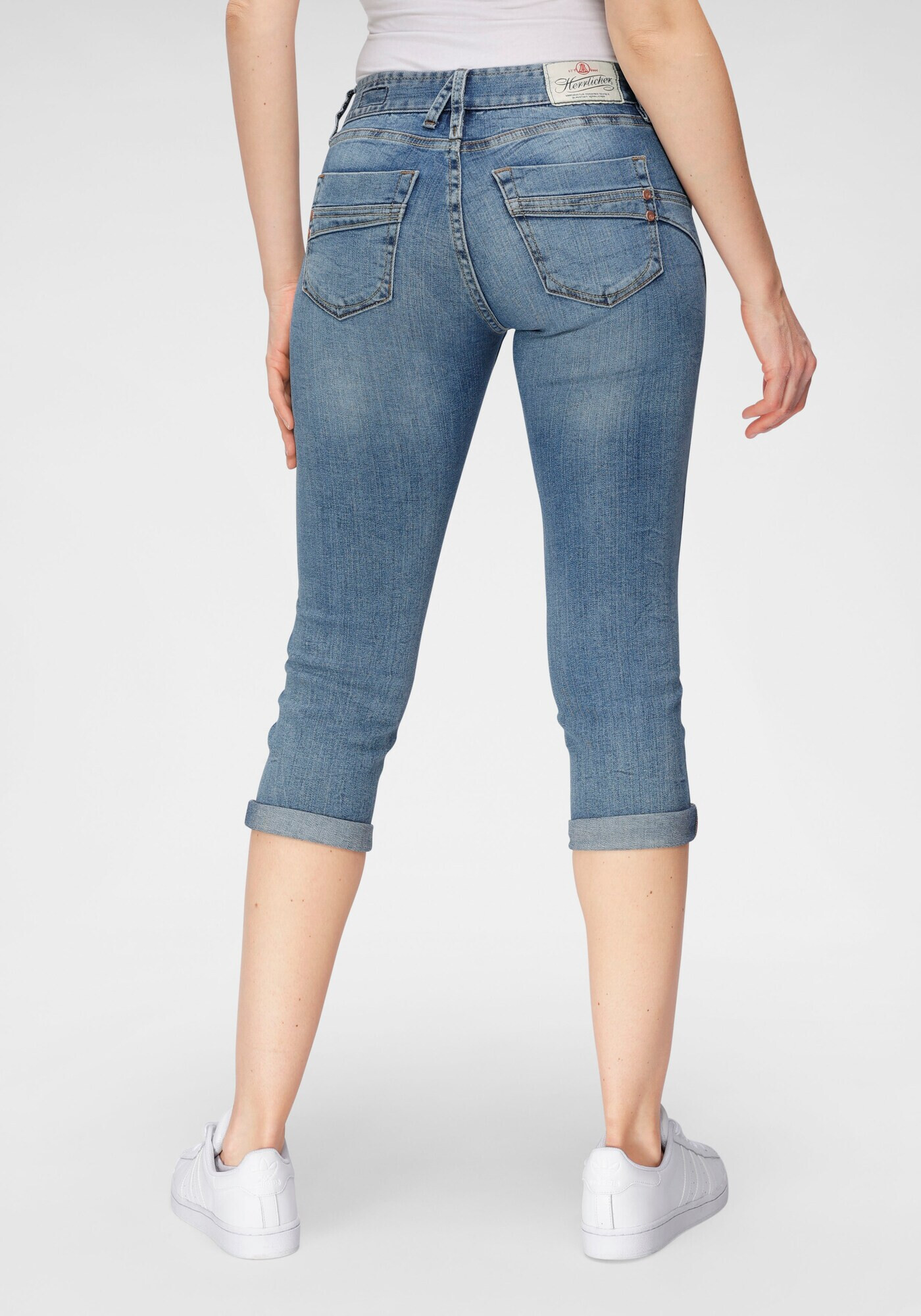 Herrlicher Jeans albastru denim - Pled.ro